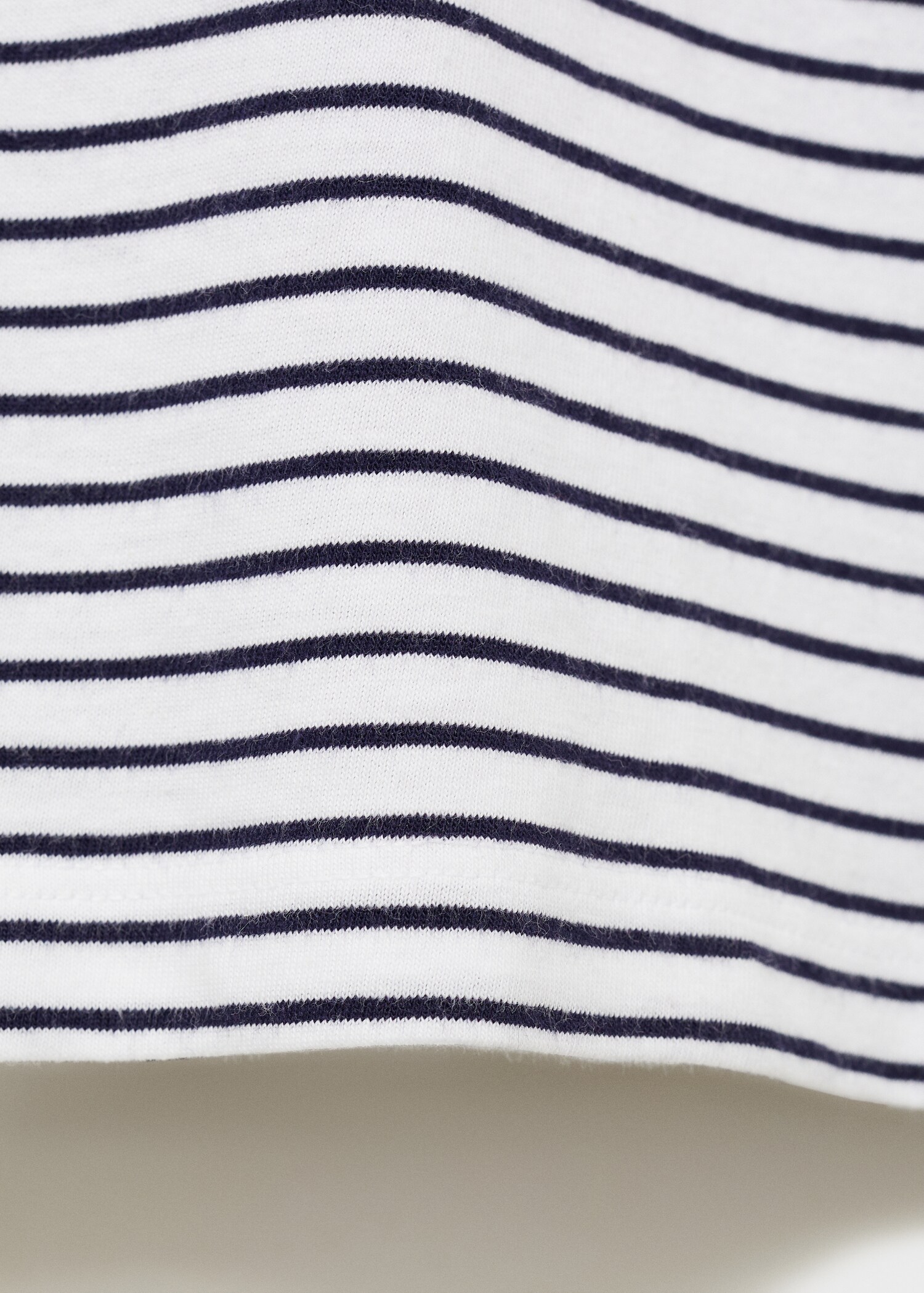 T-shirt logo garis-garis - Rincian barang 0