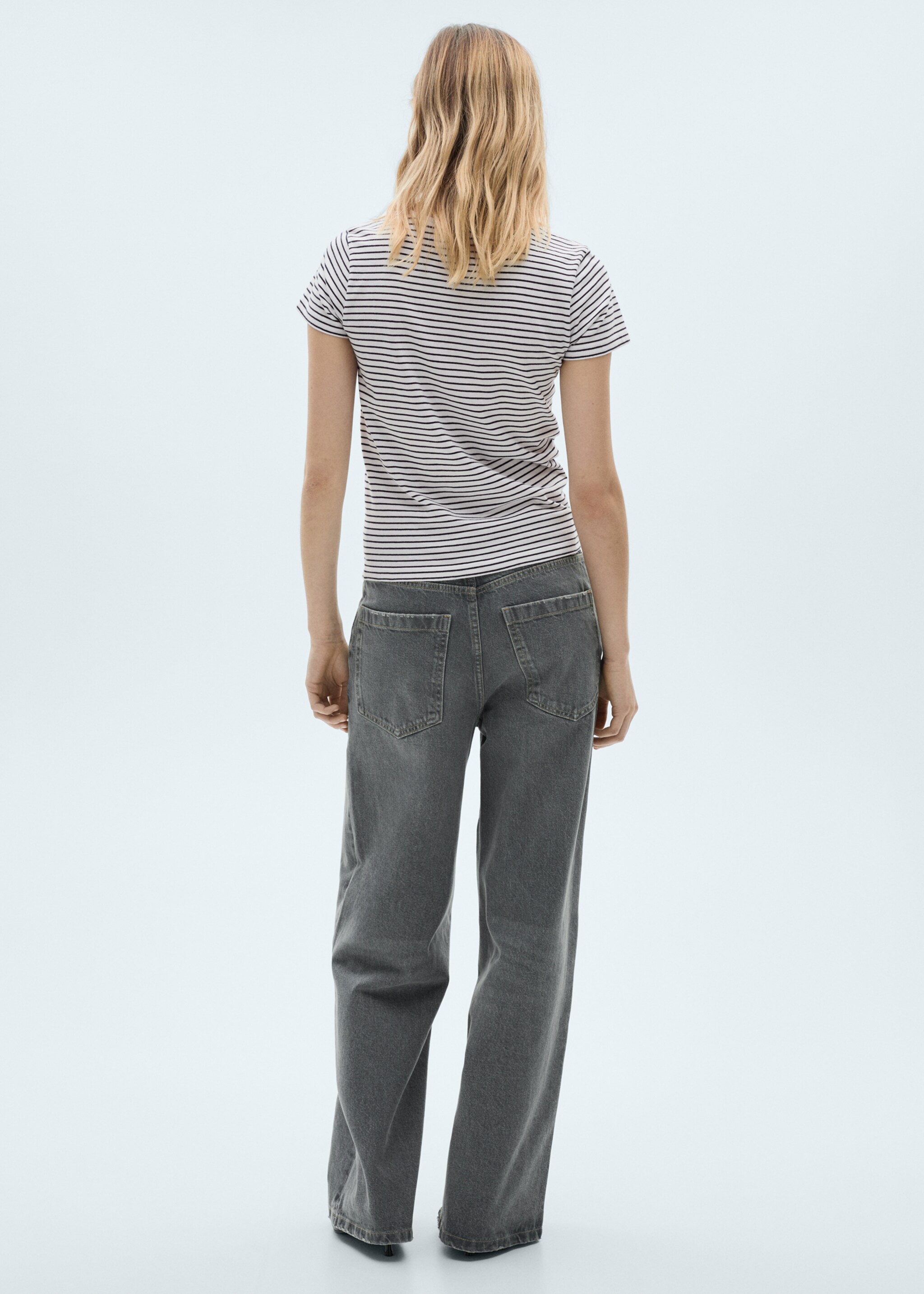 Striped logo T-shirt - Reverse of the article
