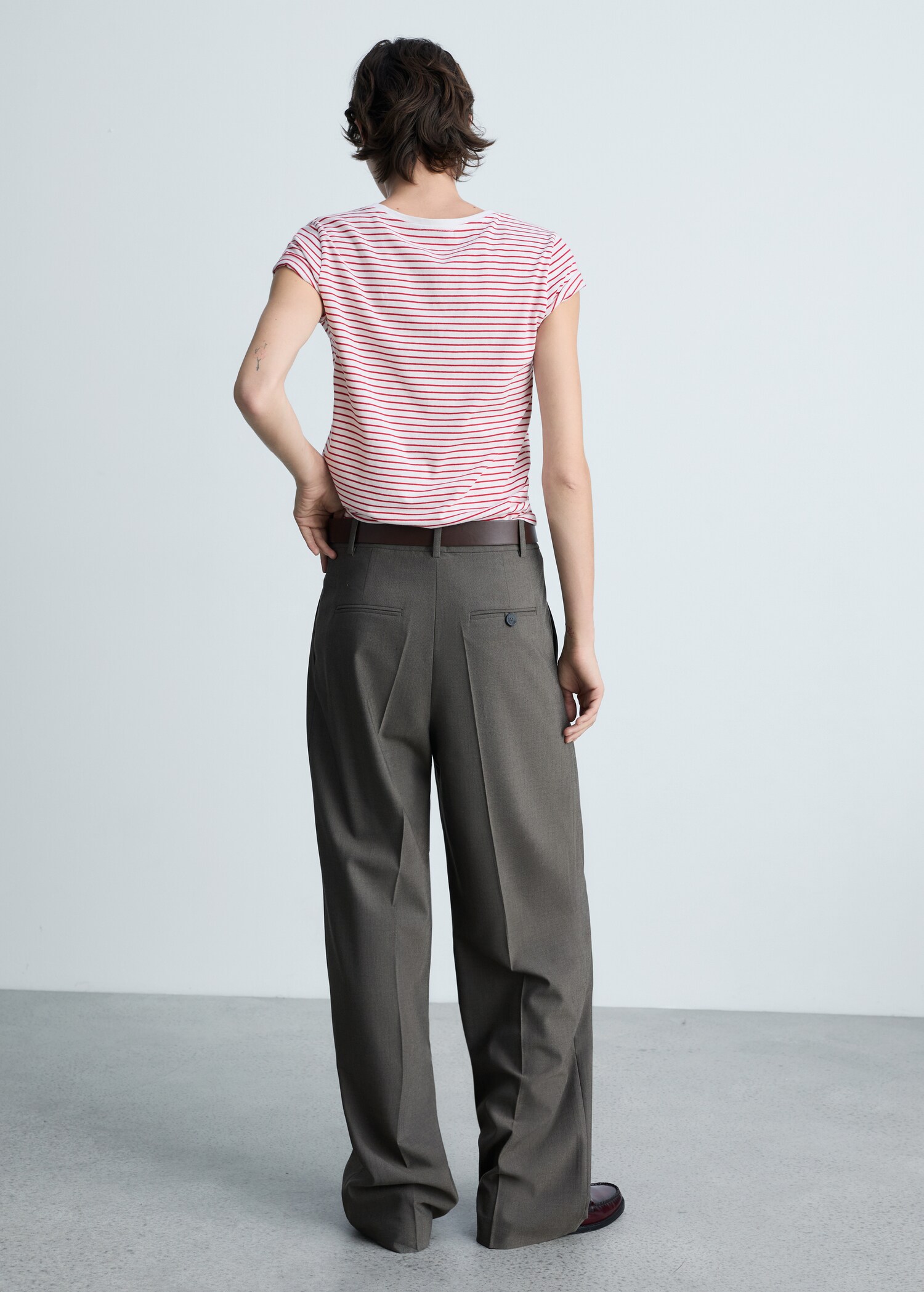Striped logo T-shirt - Reverse of the article