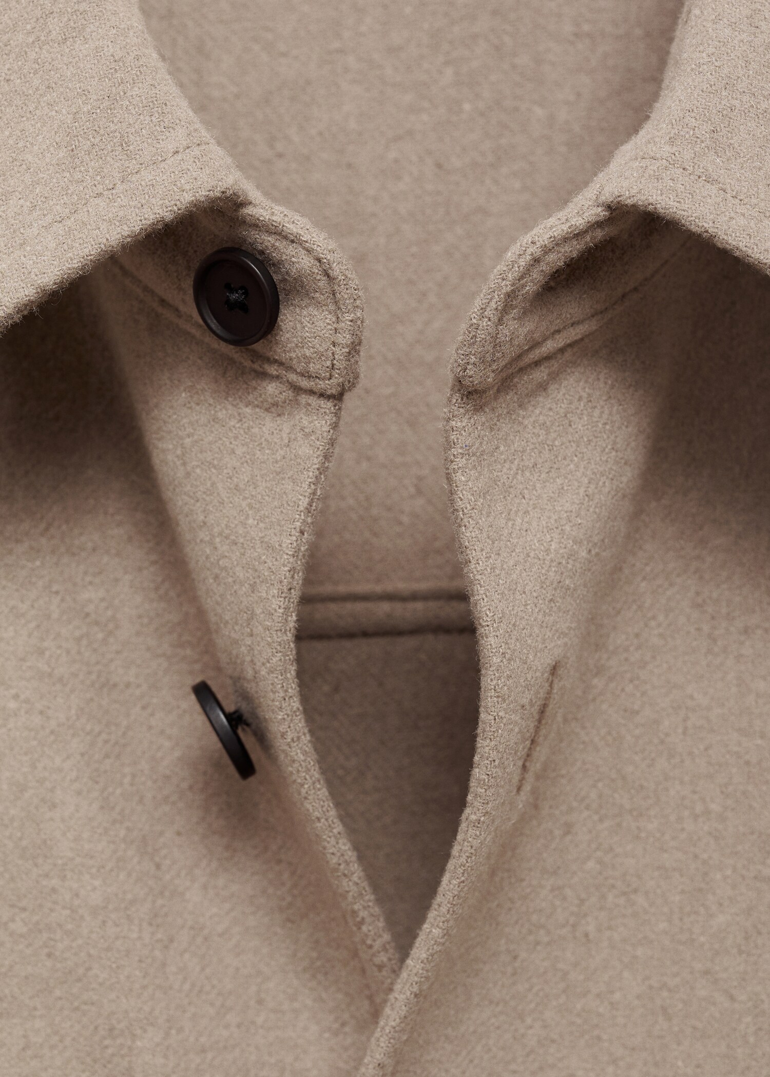 Wool-blend flannel overshirt - Details of the article 8