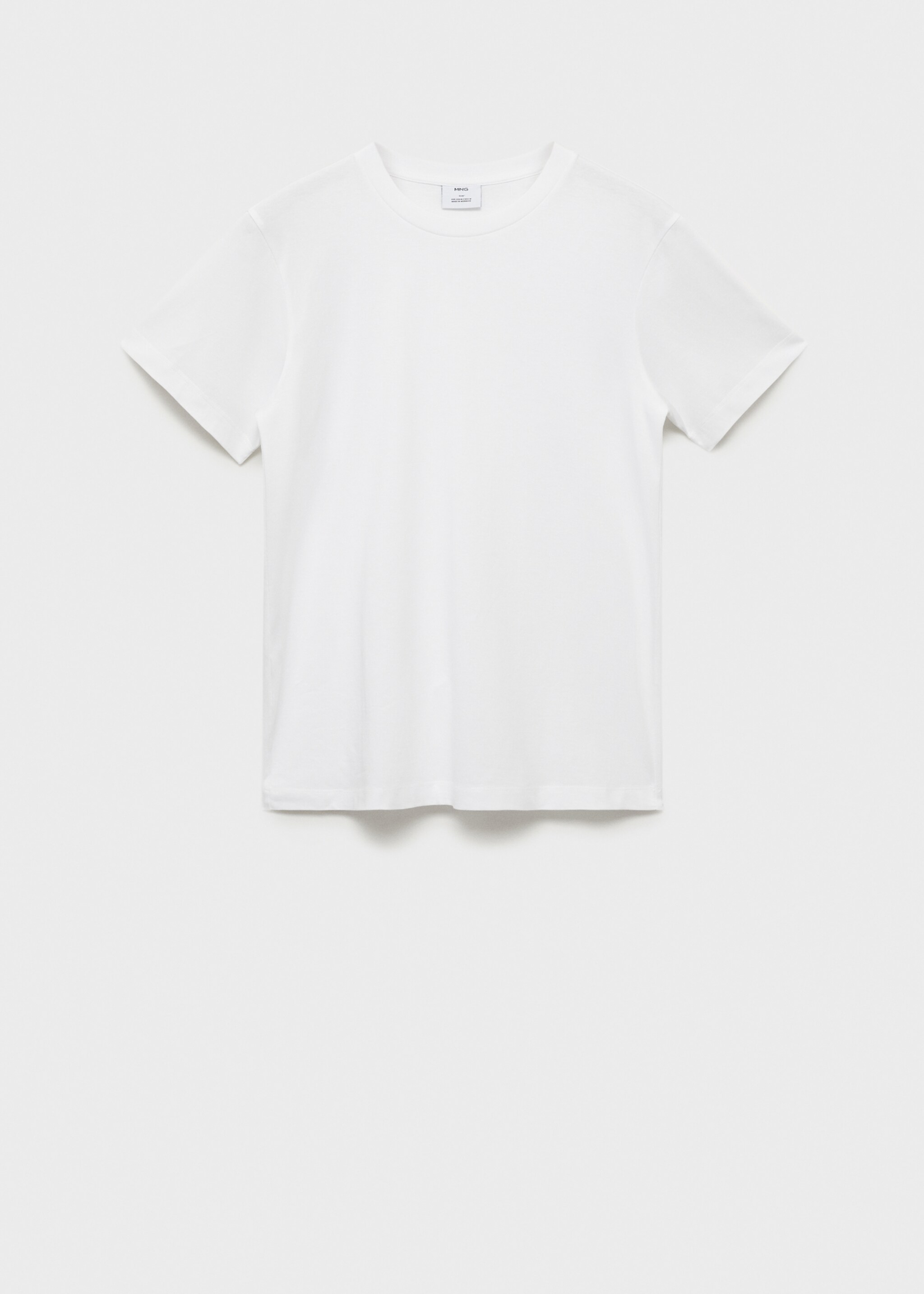 T-shirt 100 % bomull slim fit - Artikel utan modell
