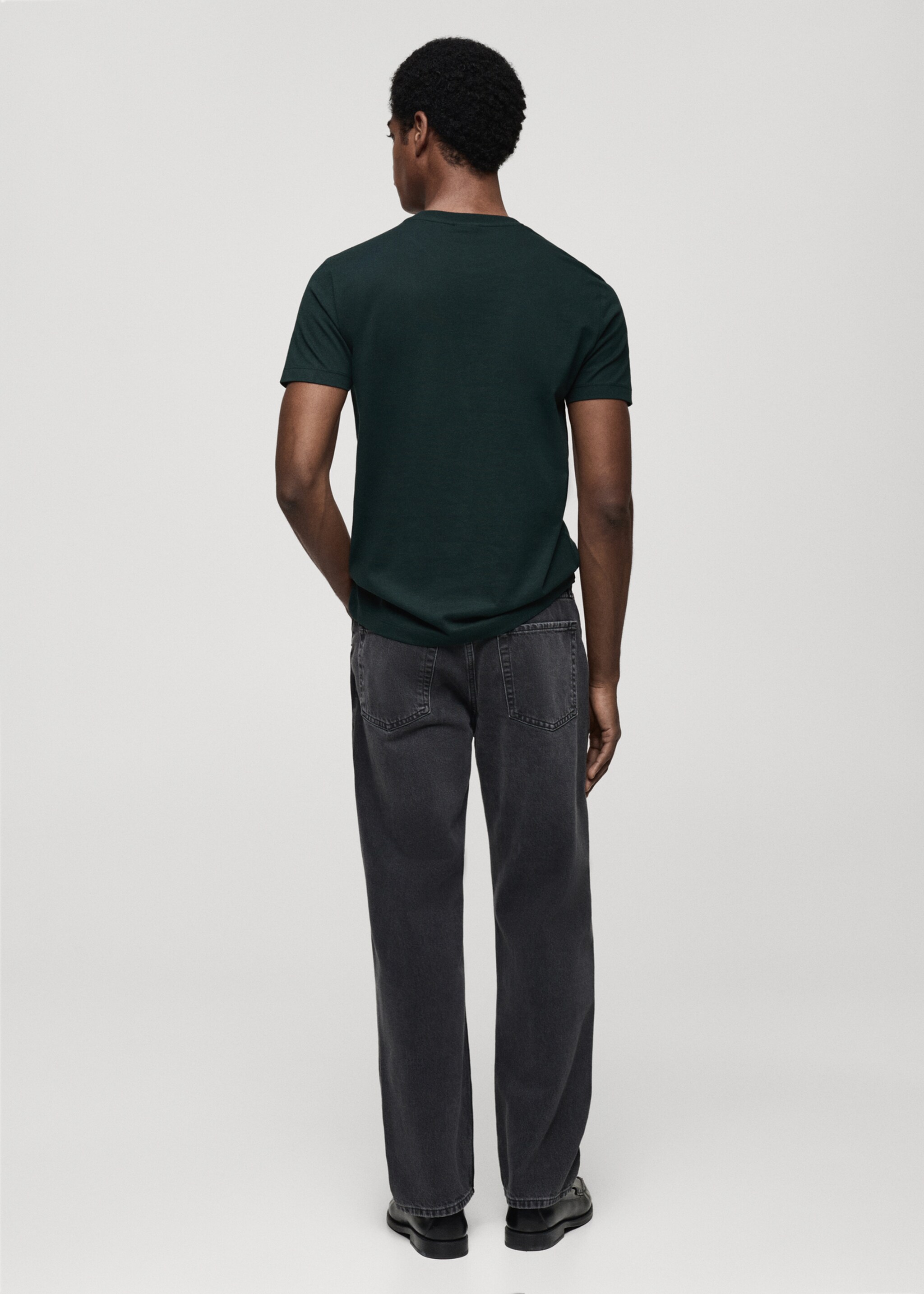 Maglietta 100% cotone slim-fit - Retro dell'articolo