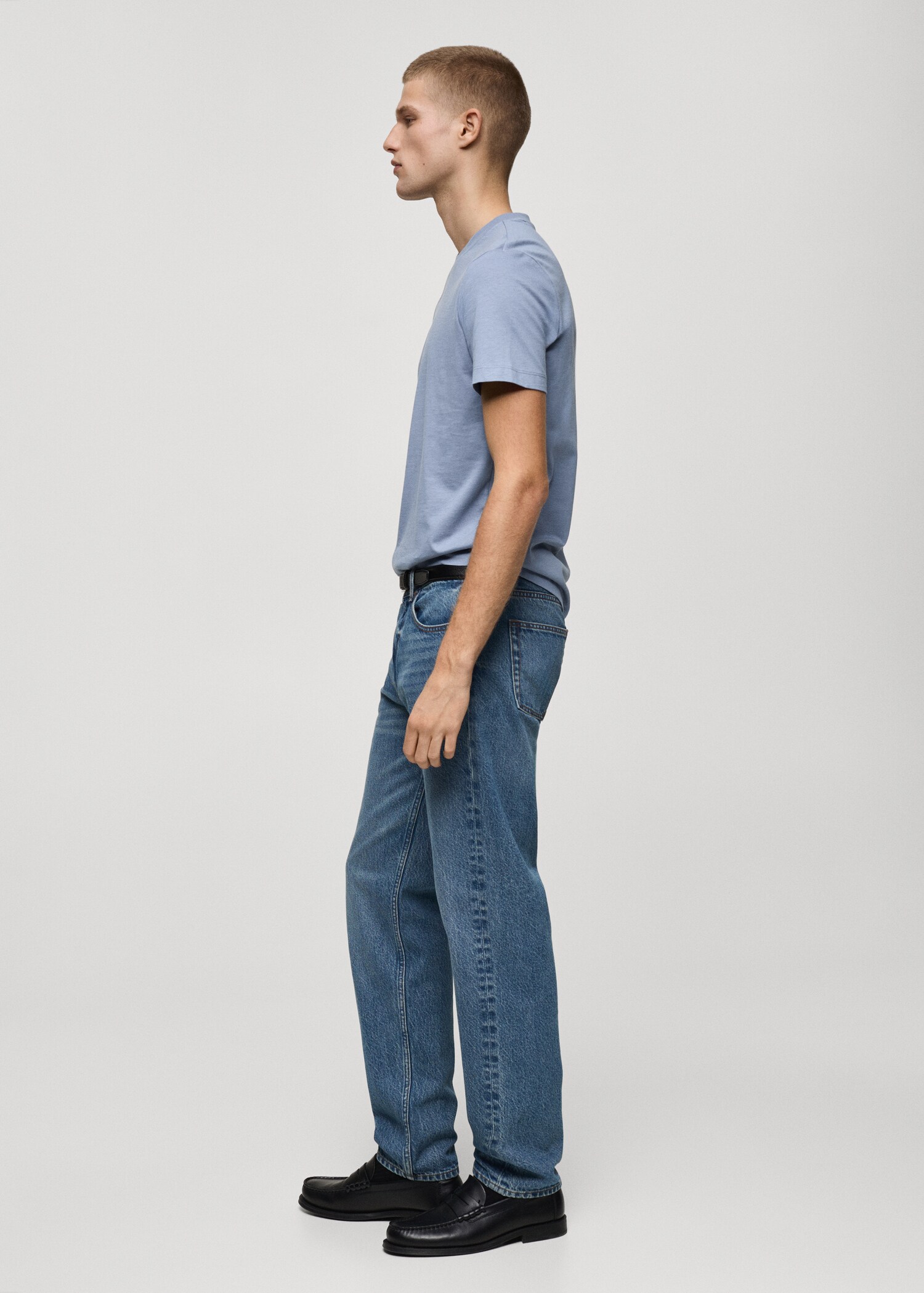 100% cotton slim-fit t-shirt - Details of the article 2