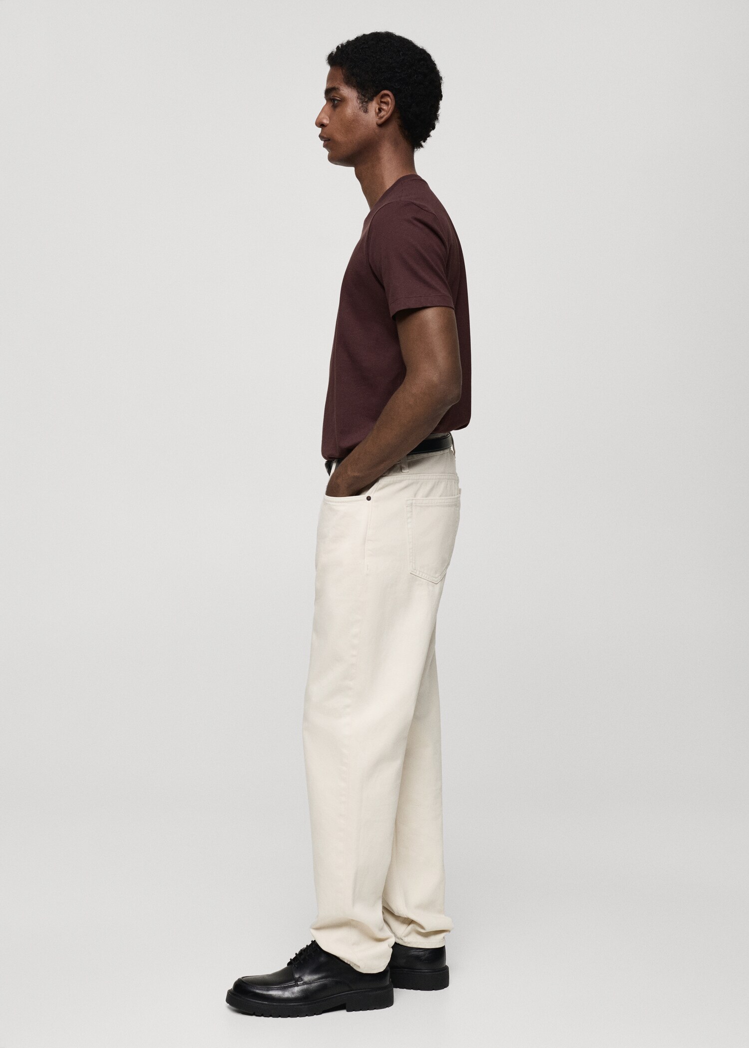 100% cotton slim-fit t-shirt - Details of the article 2