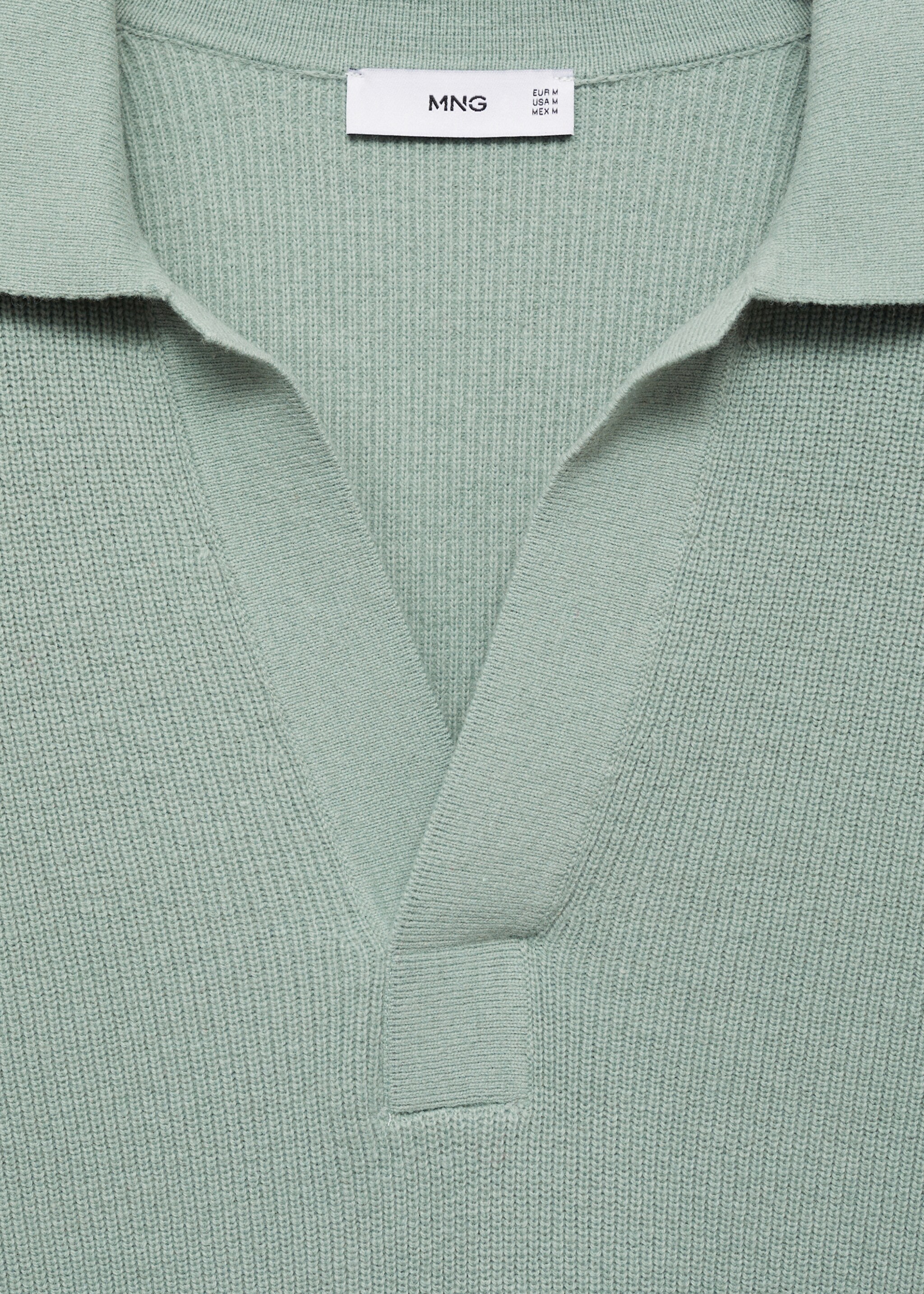 Jersey polo punto mezcla lana - Detalle del artículo 8