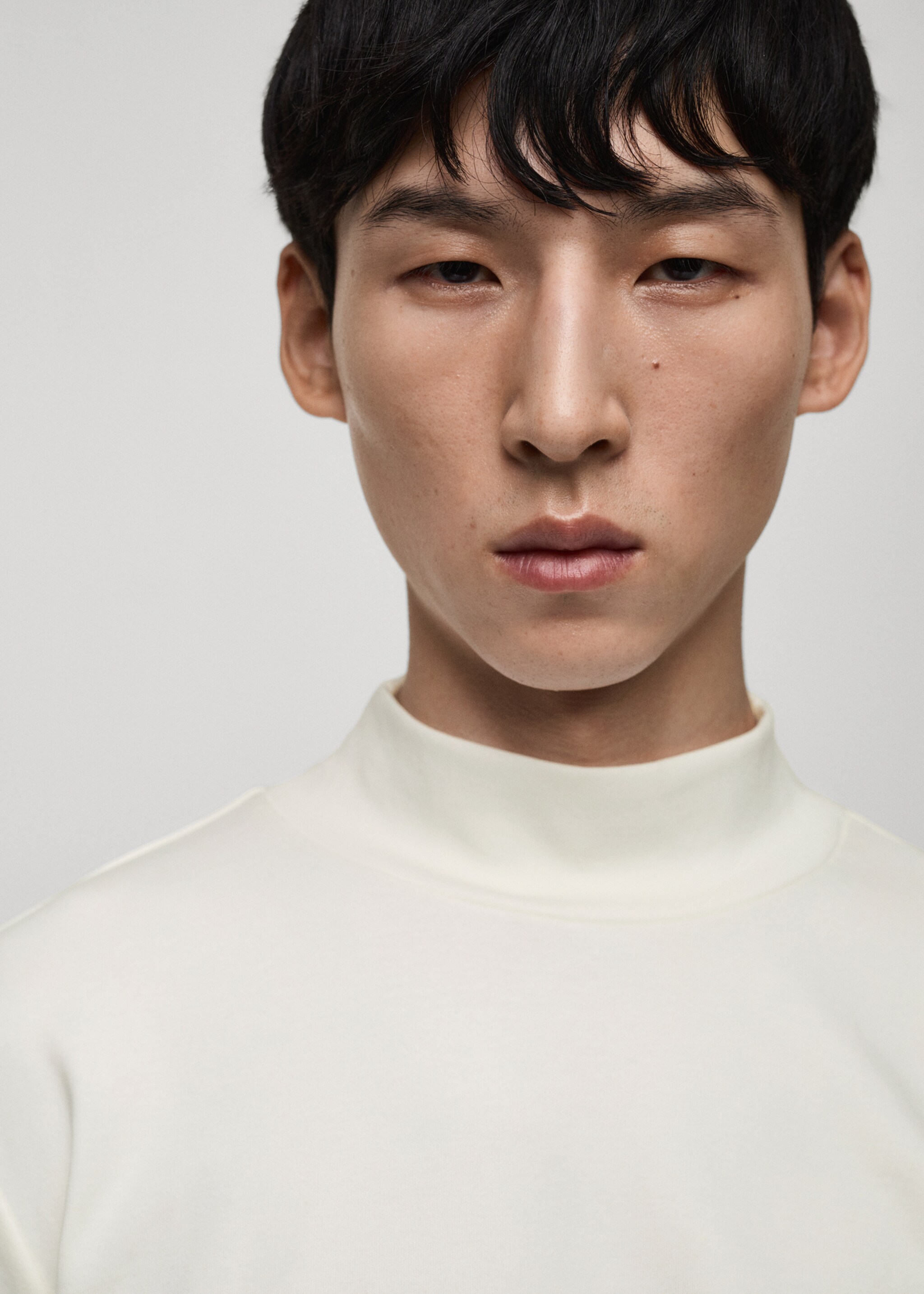 Perkins-neck long-sleeved t-shirt - Details of the article 1