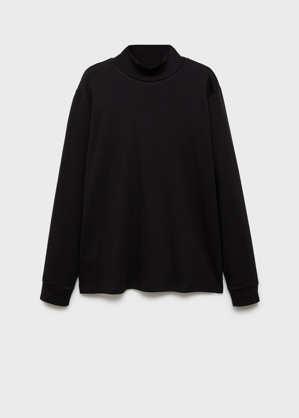 Long-sleeved t-shirt with perkins neck - Men | MANGO USA Long-sleeved t-shirt with perkins neck - Men | MANGO USA