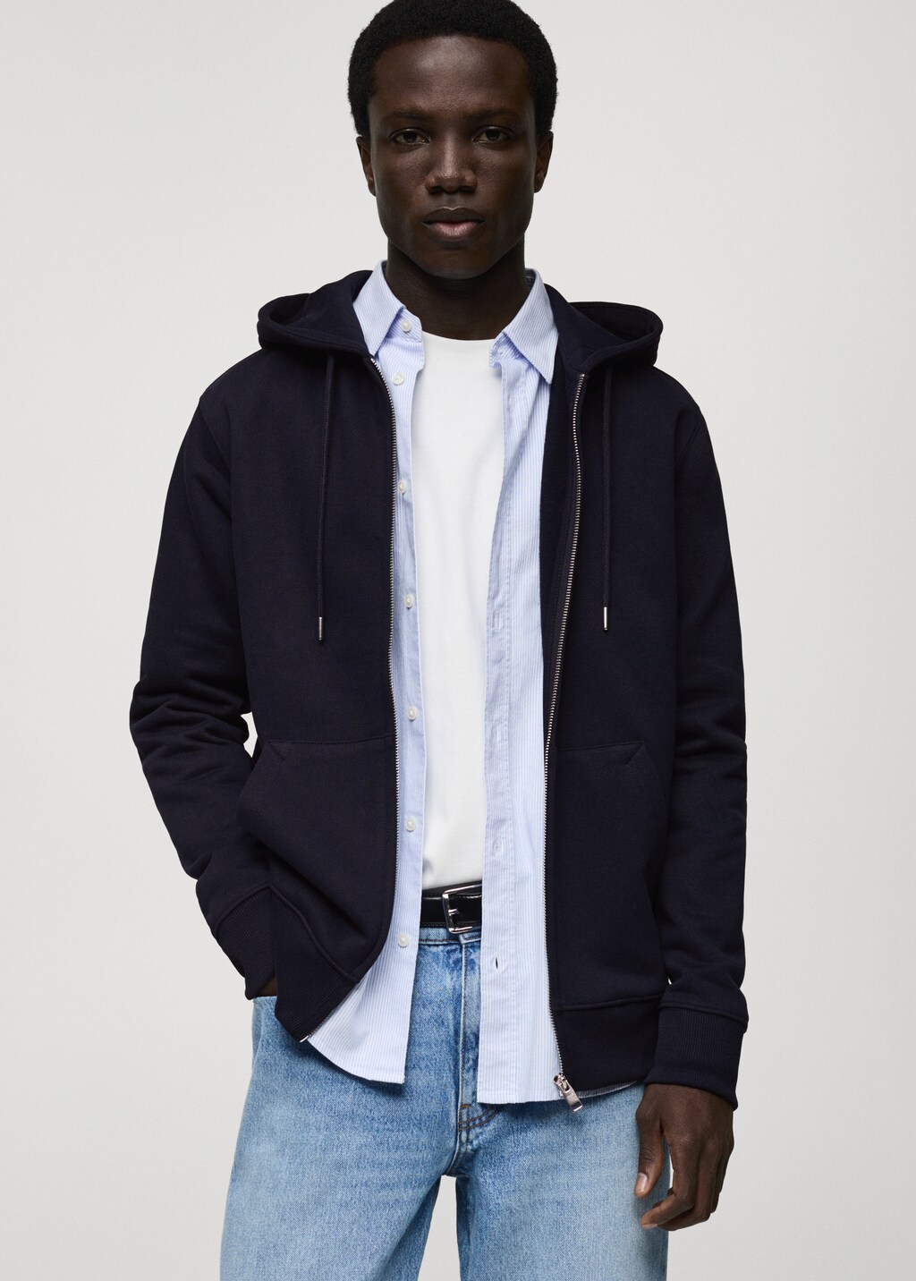 Regular-fit hoodie - Men | MANGO USA