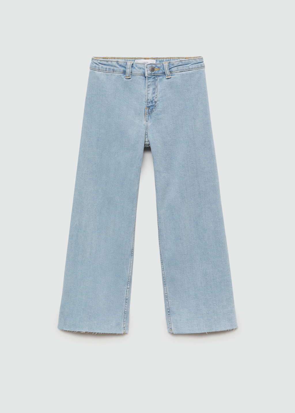 Frayed hem culotte jeans - Kids | MANGO USA