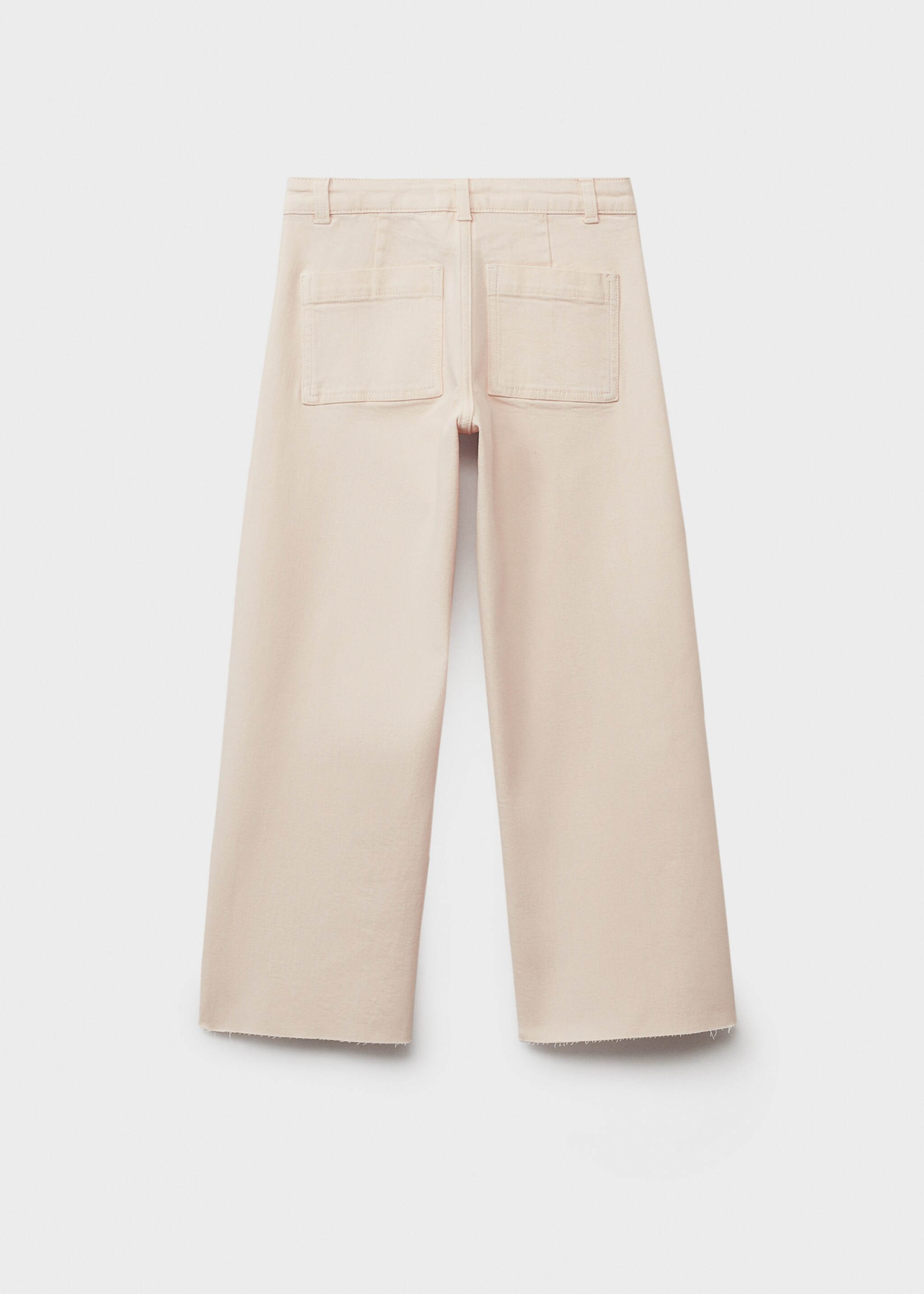 Jeans culotte mid-waist comfort - Reverse of the article