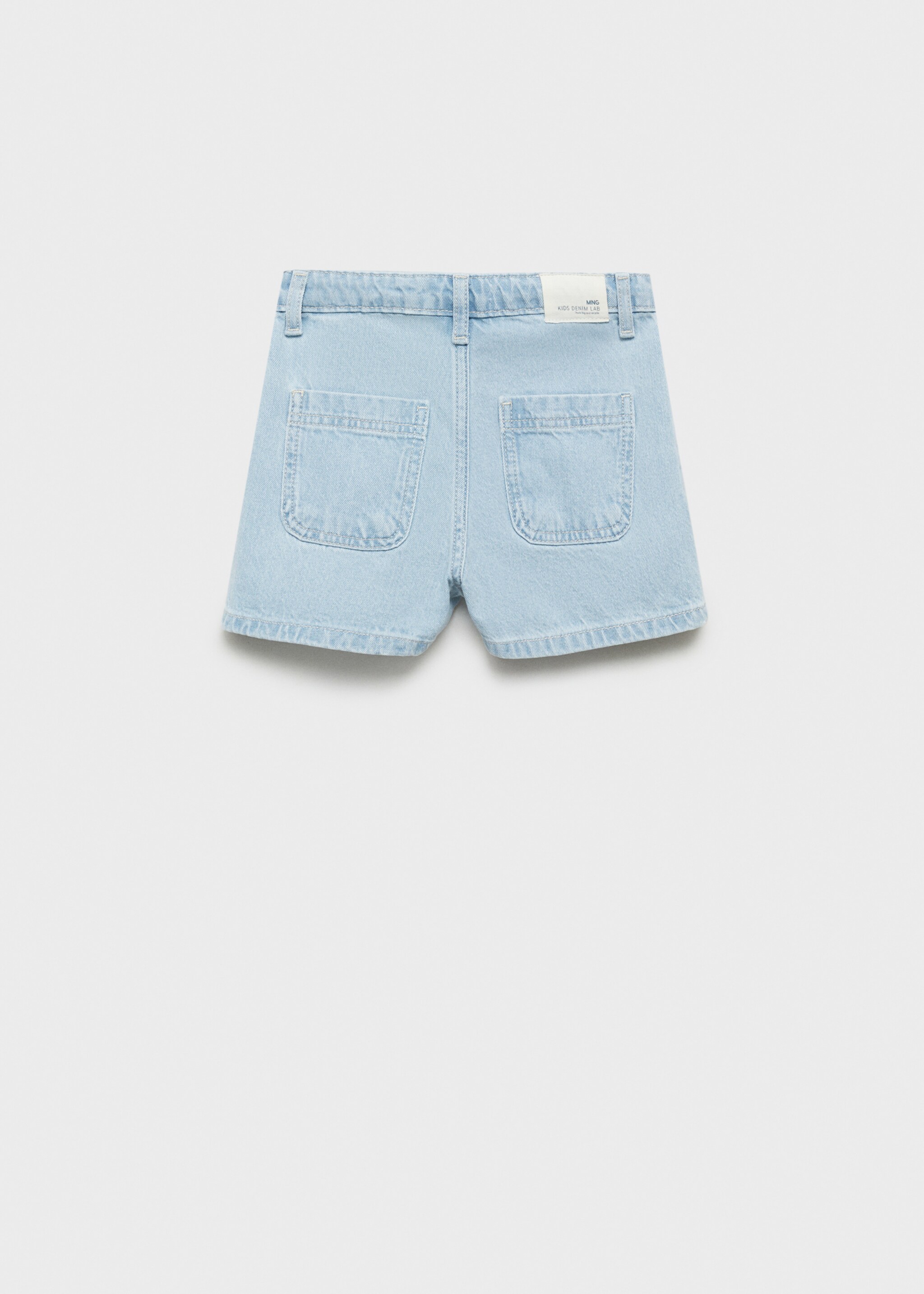 Shorts denim bolsillos - Reverso del artículo