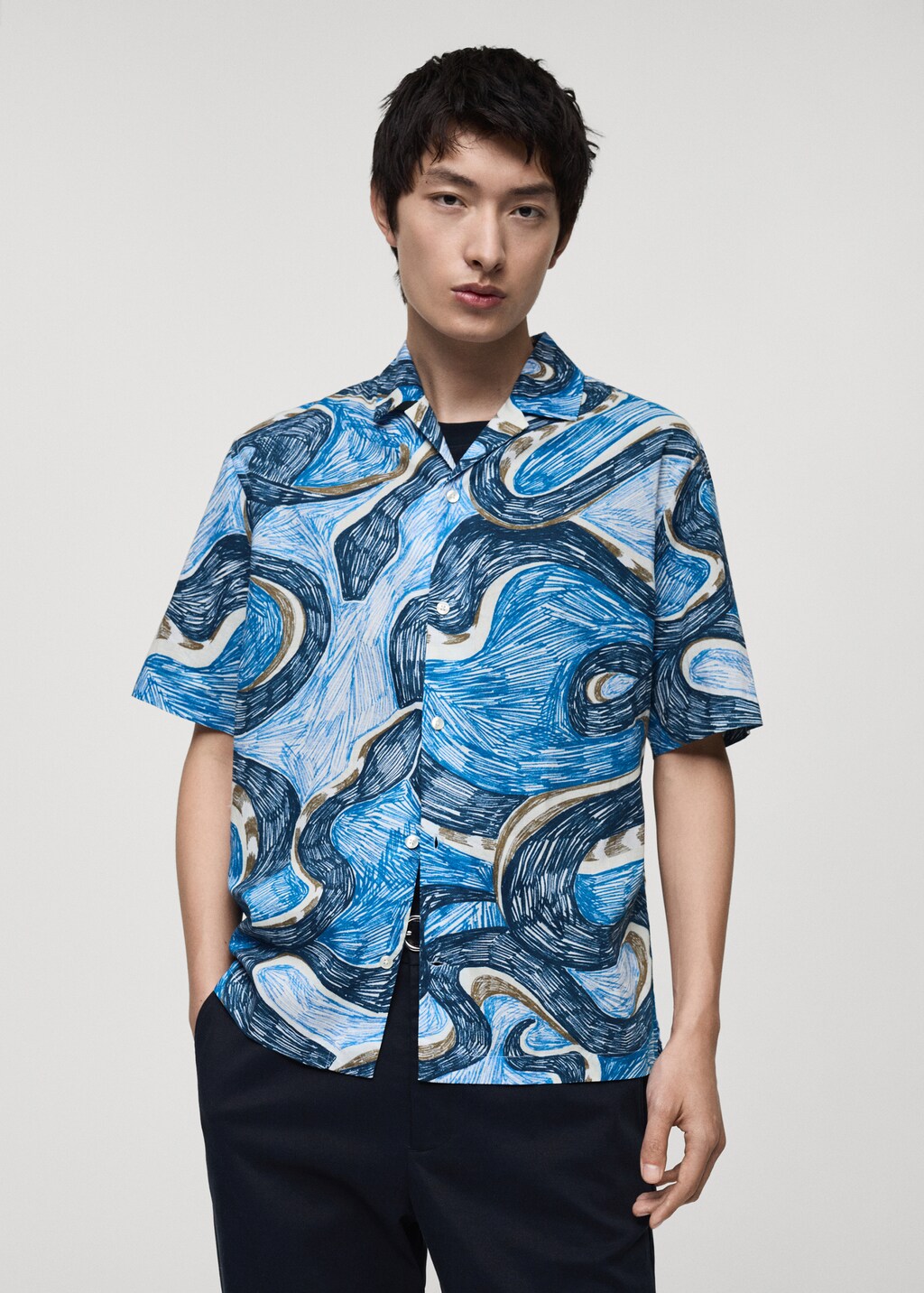 Regular-fit printed shirt