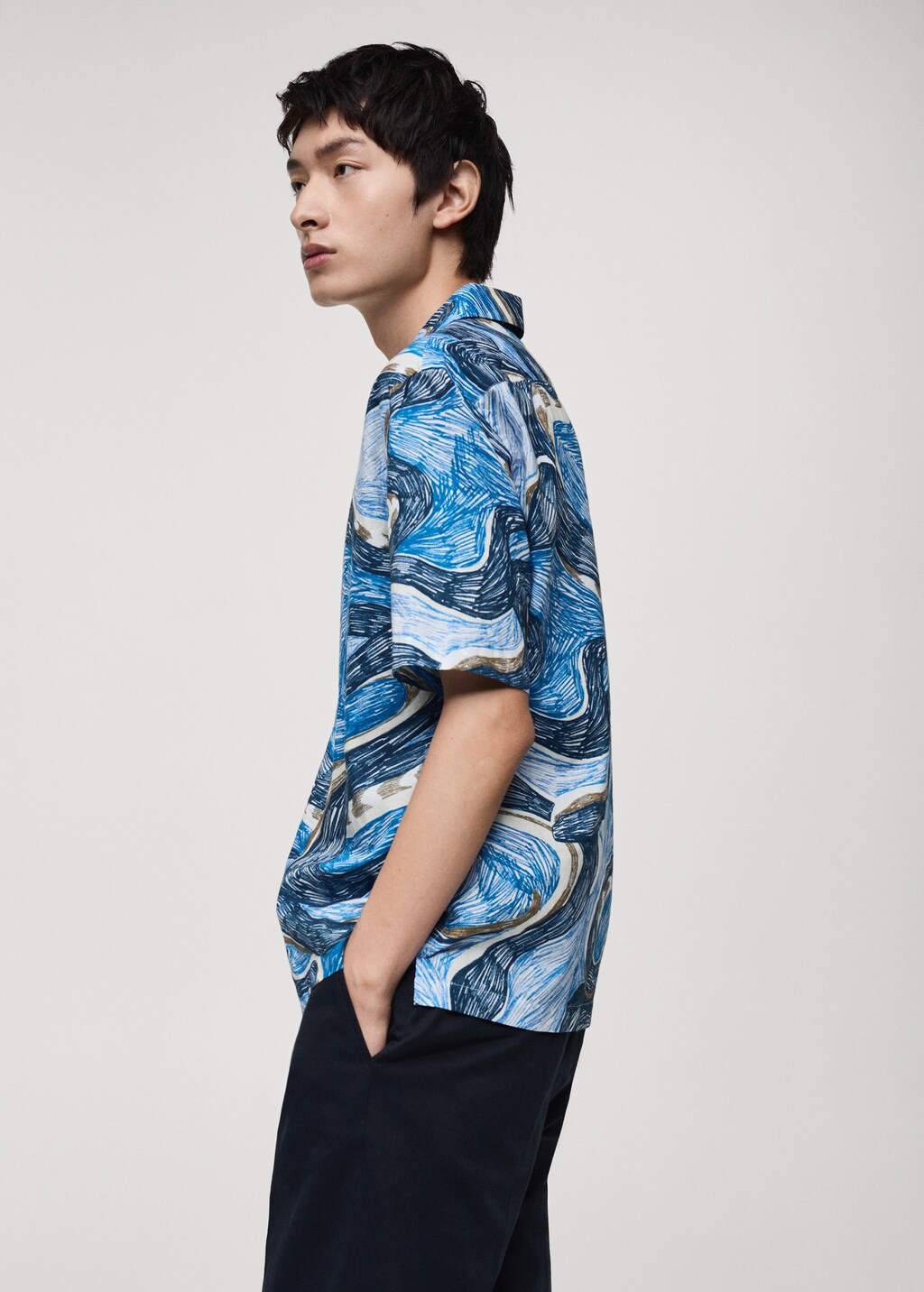 Regular-fit printed shirt