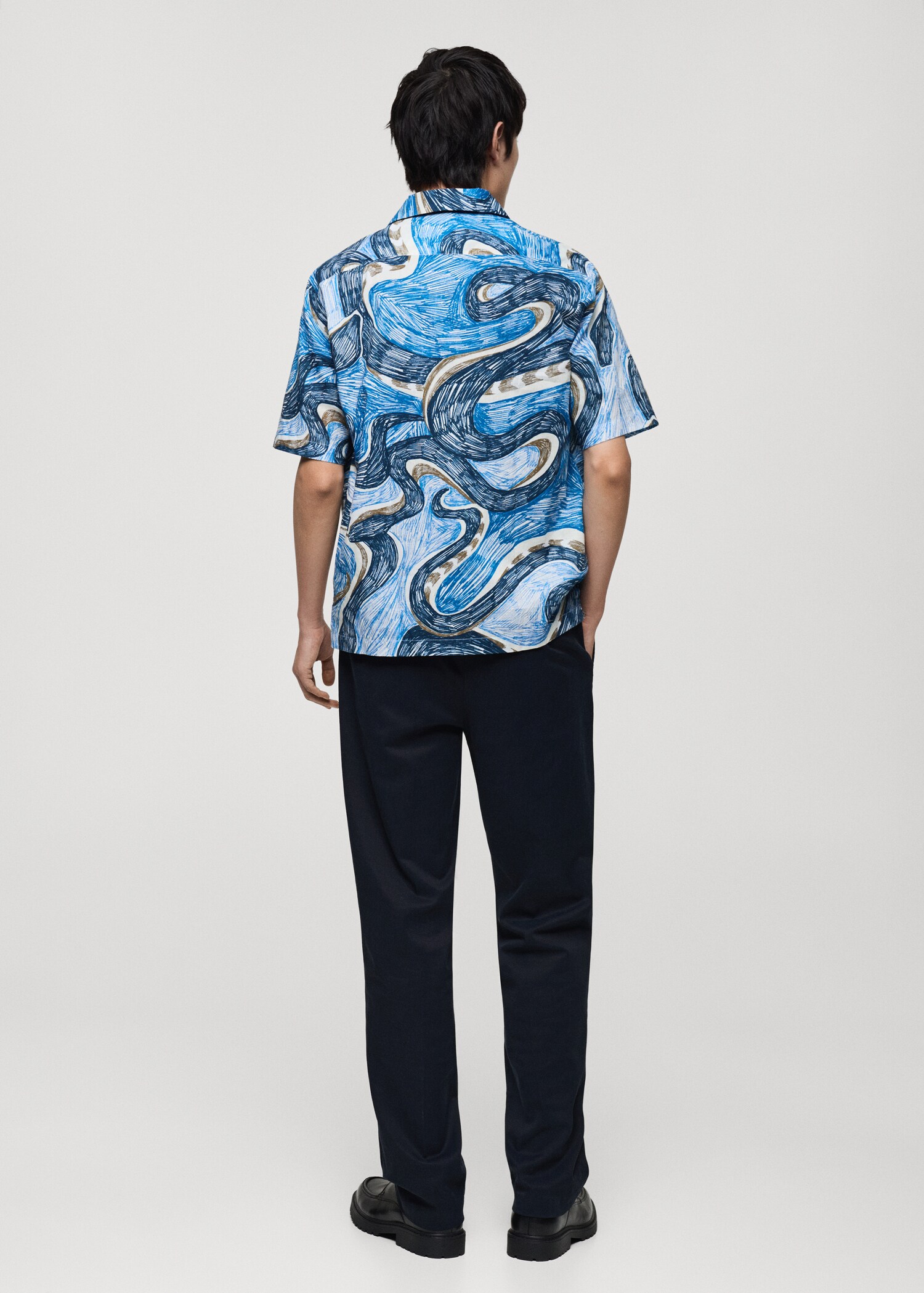 Regular-fit printed shirt - Reverse of the article