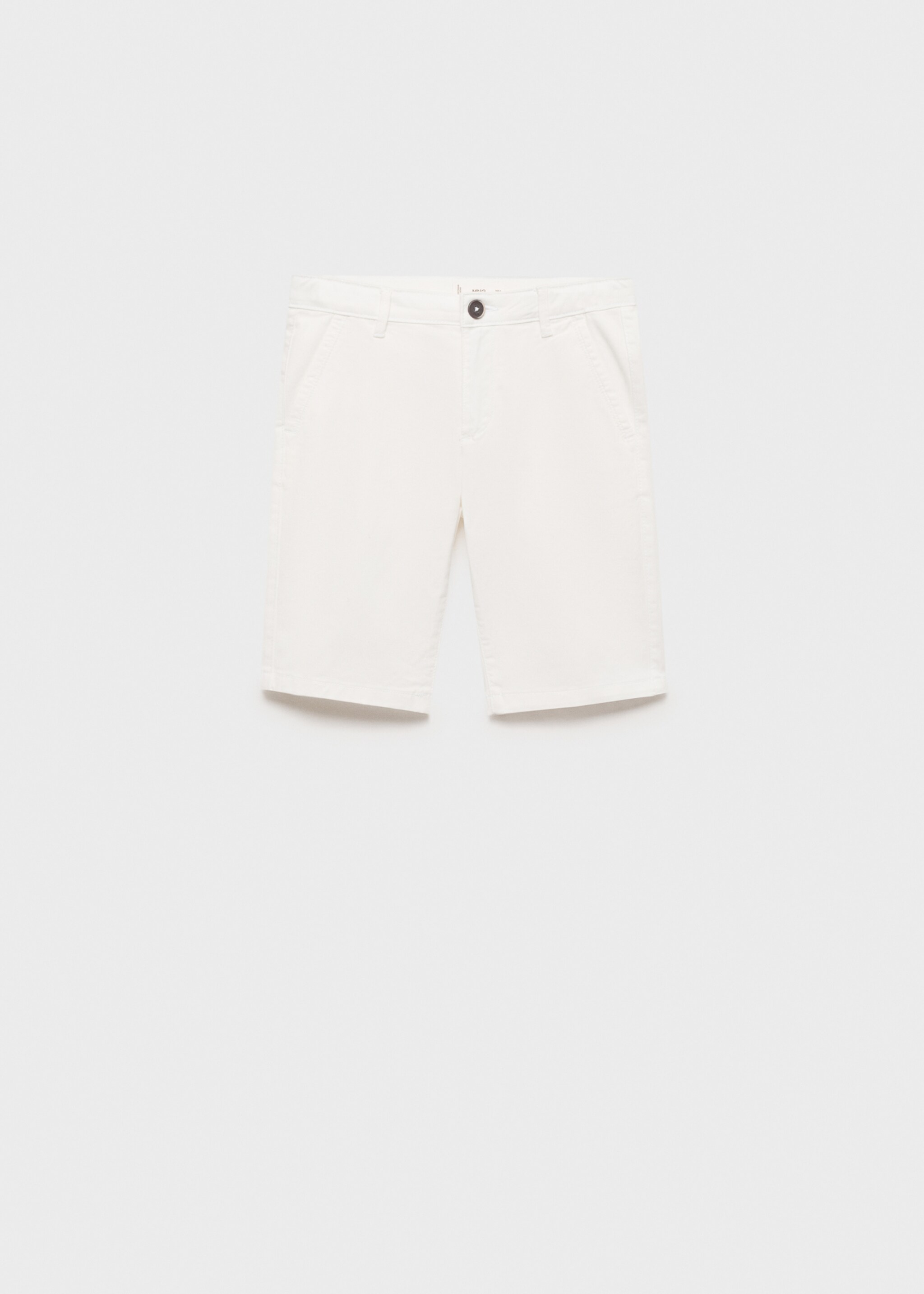 Slim-fit chino cotton bermuda shorts - Article without model