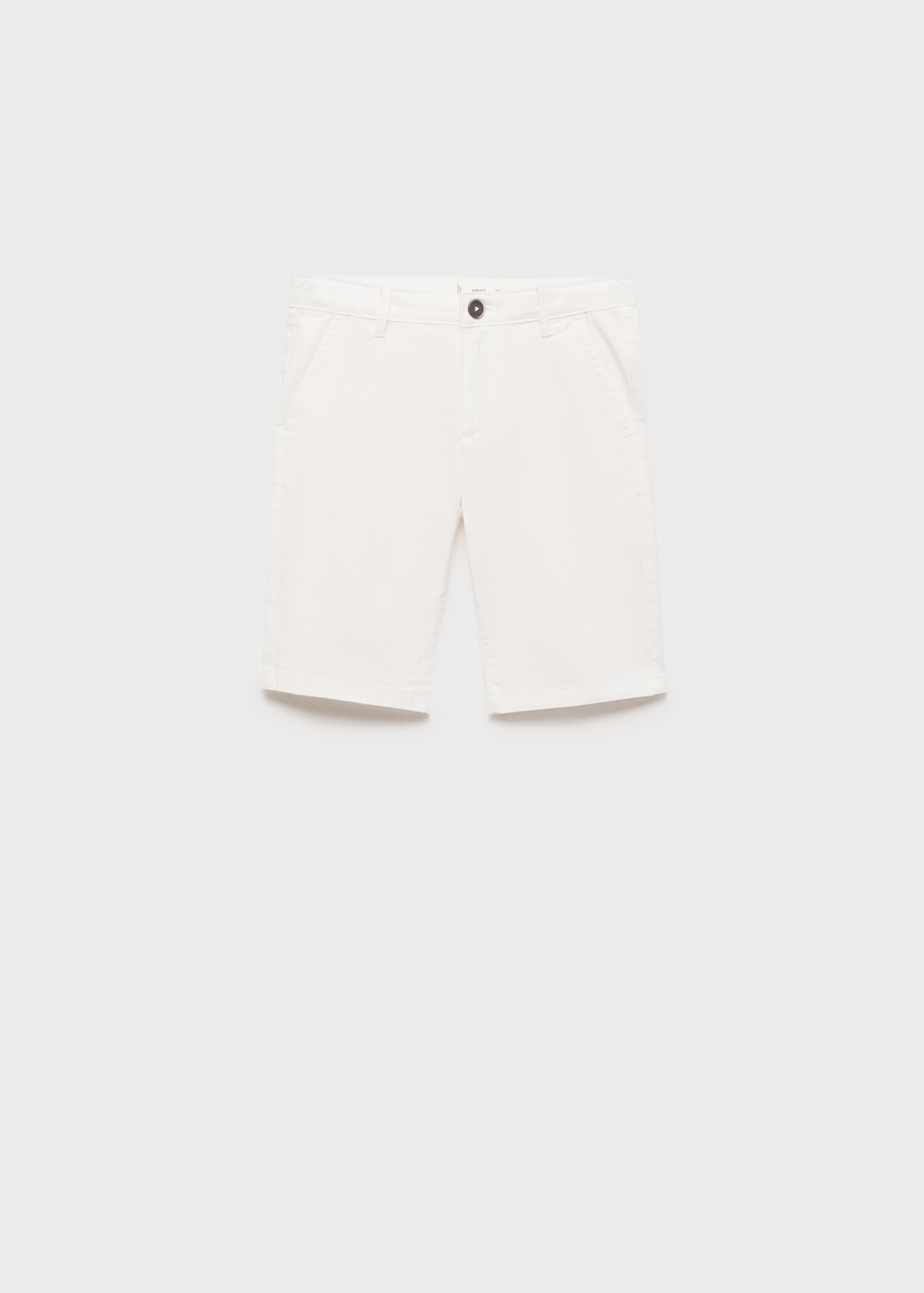 Slim-fit chino cotton bermuda shorts - Article without model
