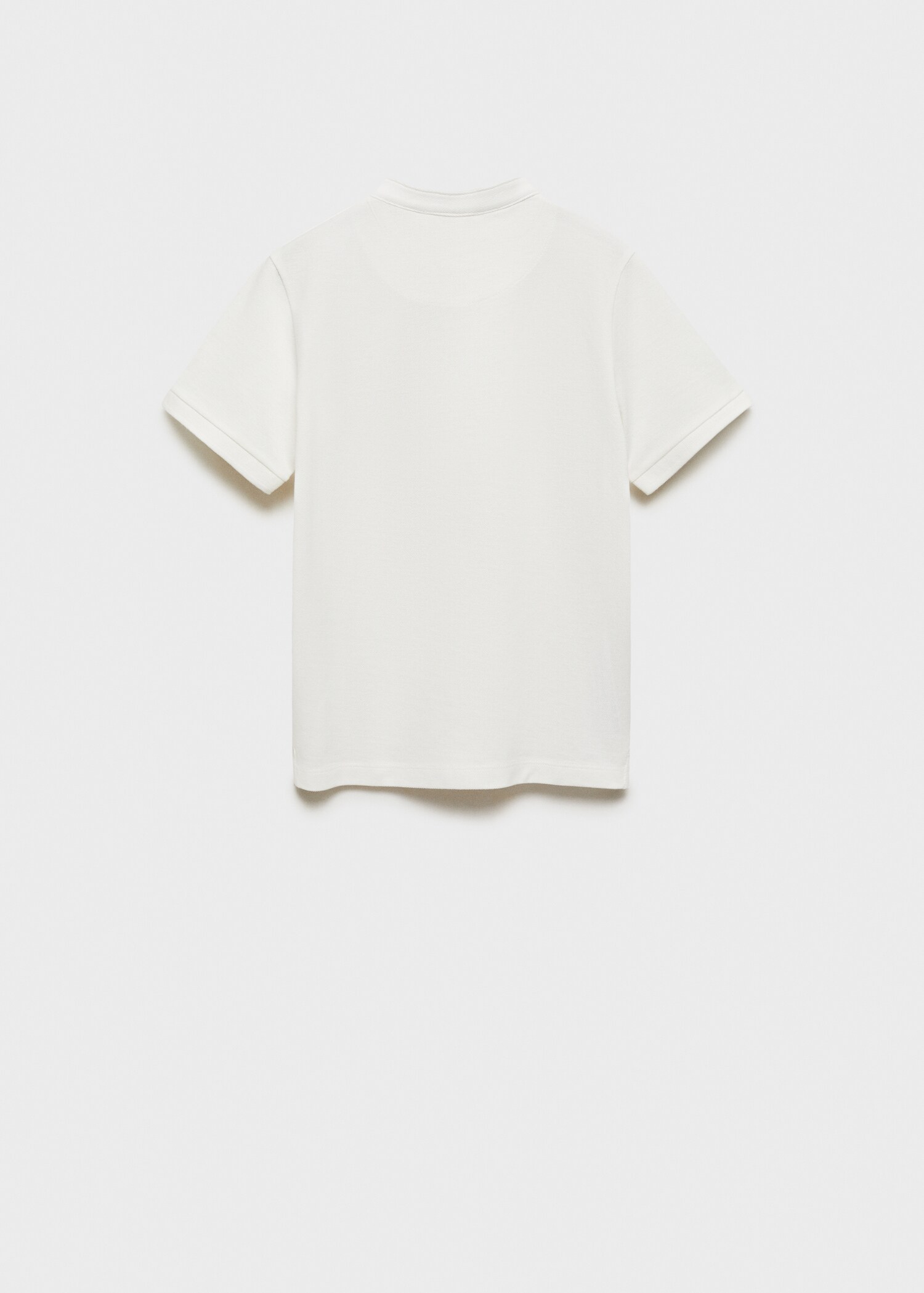 100% cotton polo shirt - Reverse of the article