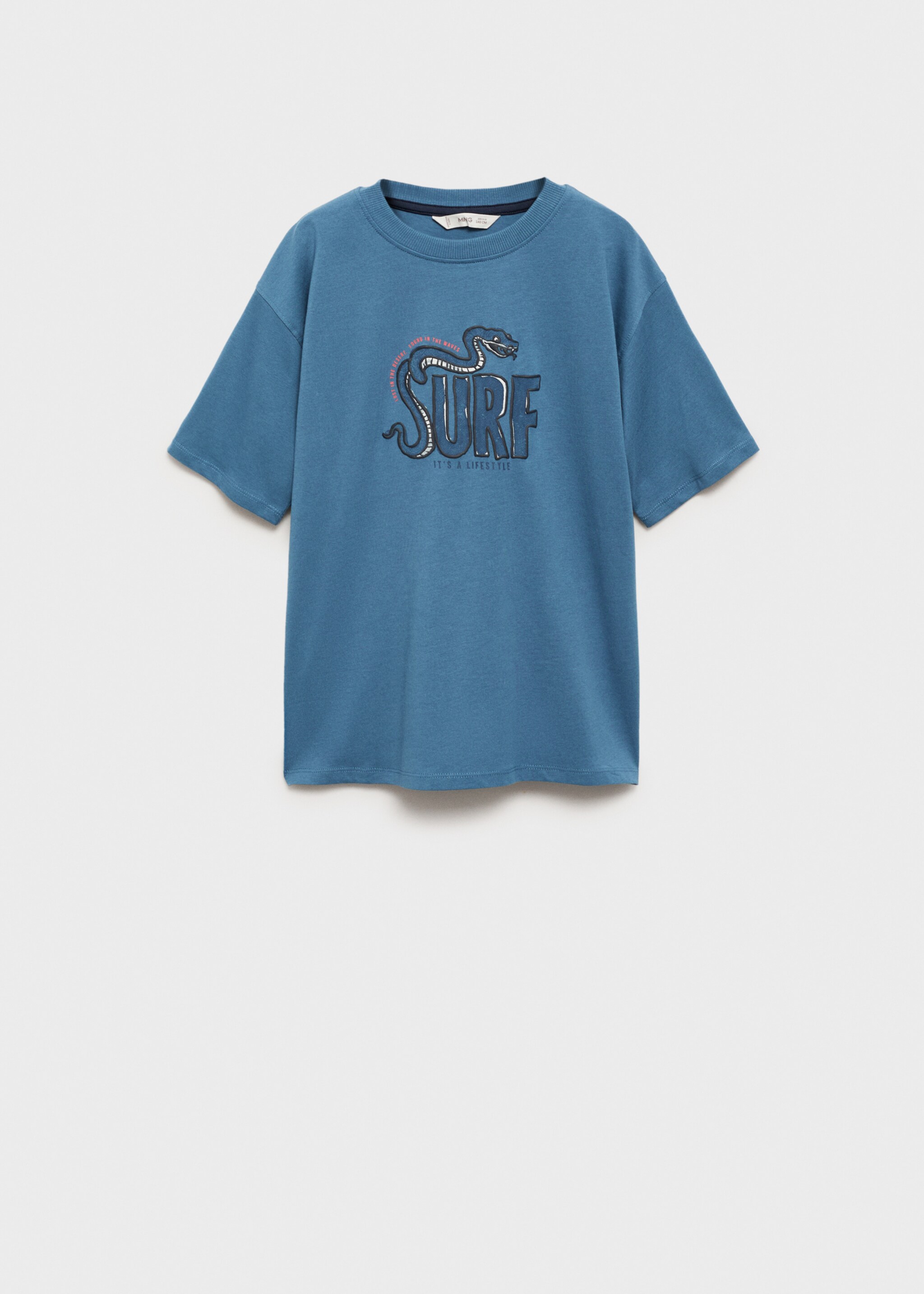 Printed cotton-blend t-shirt - Article without model