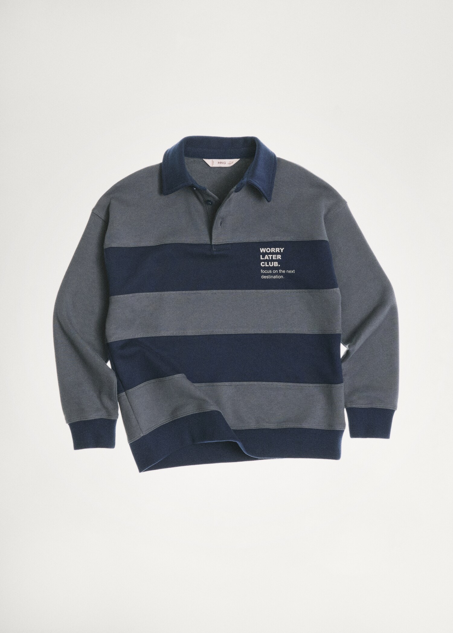 Sudadera polo rayas - Detalle del artículo 5