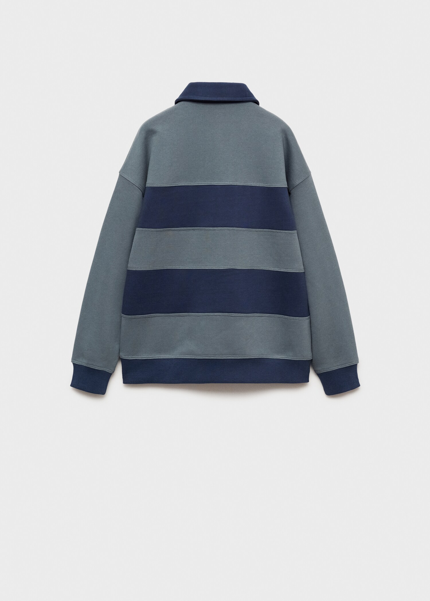 Sudadera polo rayas - Reverso del artículo