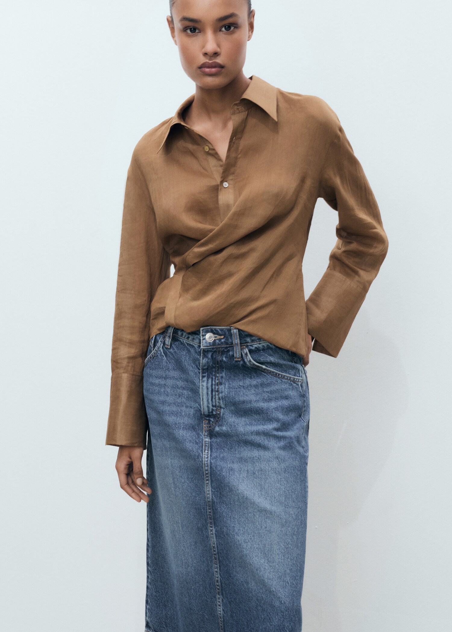 Gonna midi denim - Dettaglio dell'articolo 1