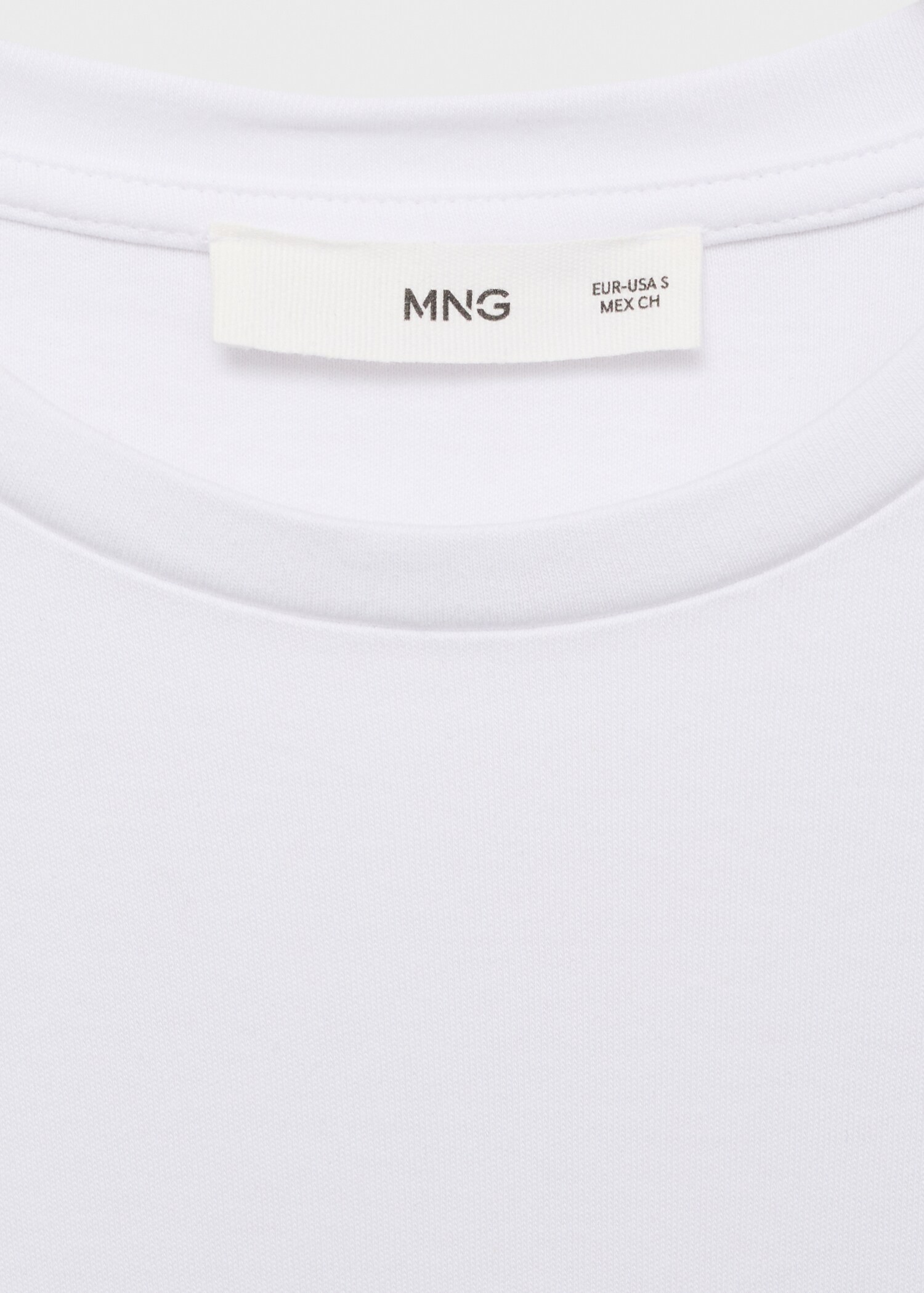 Long sleeve cotton t-shirt - Details of the article 8