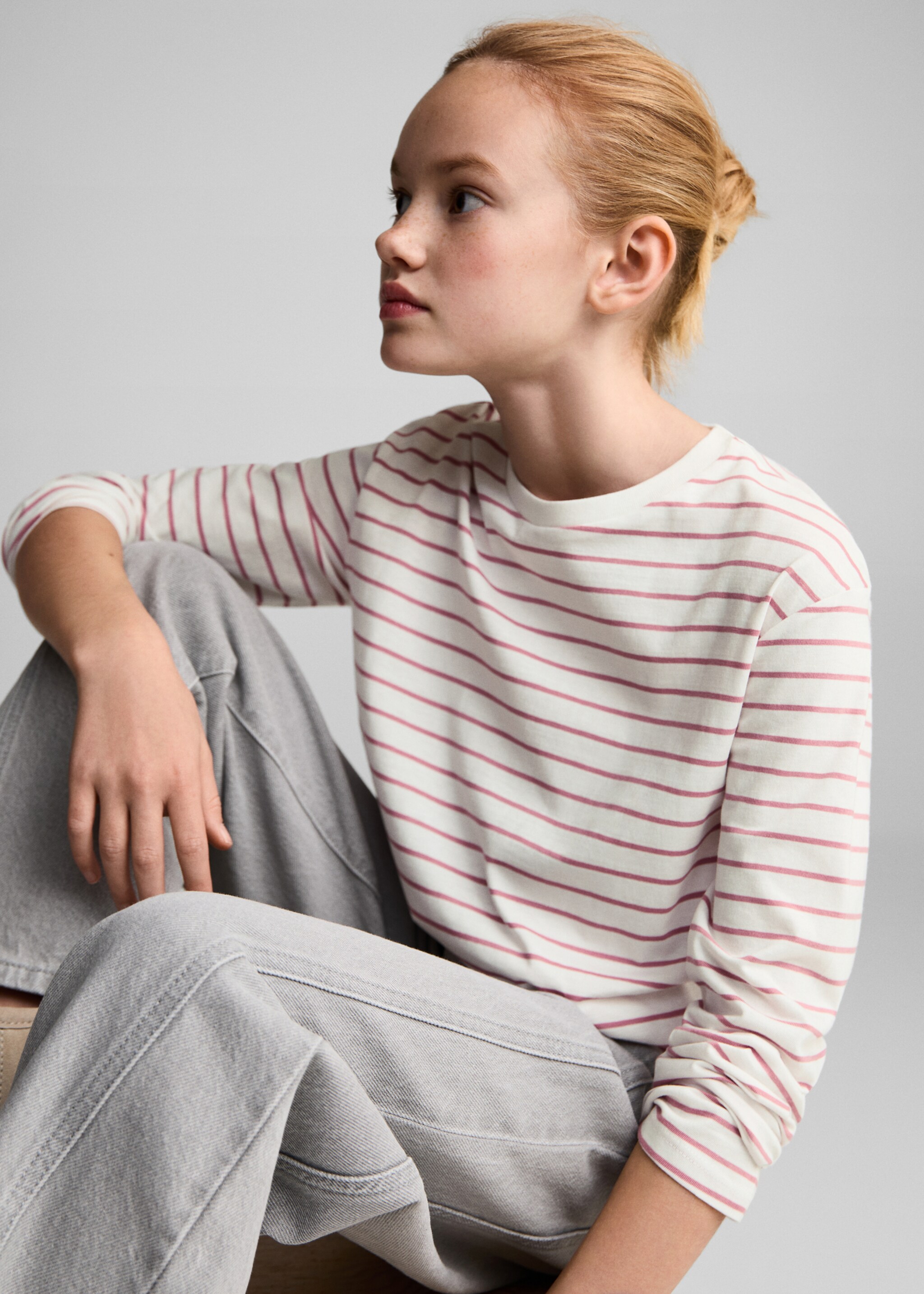 T-shirt 100 % coton rayures - Détail de l'article 2