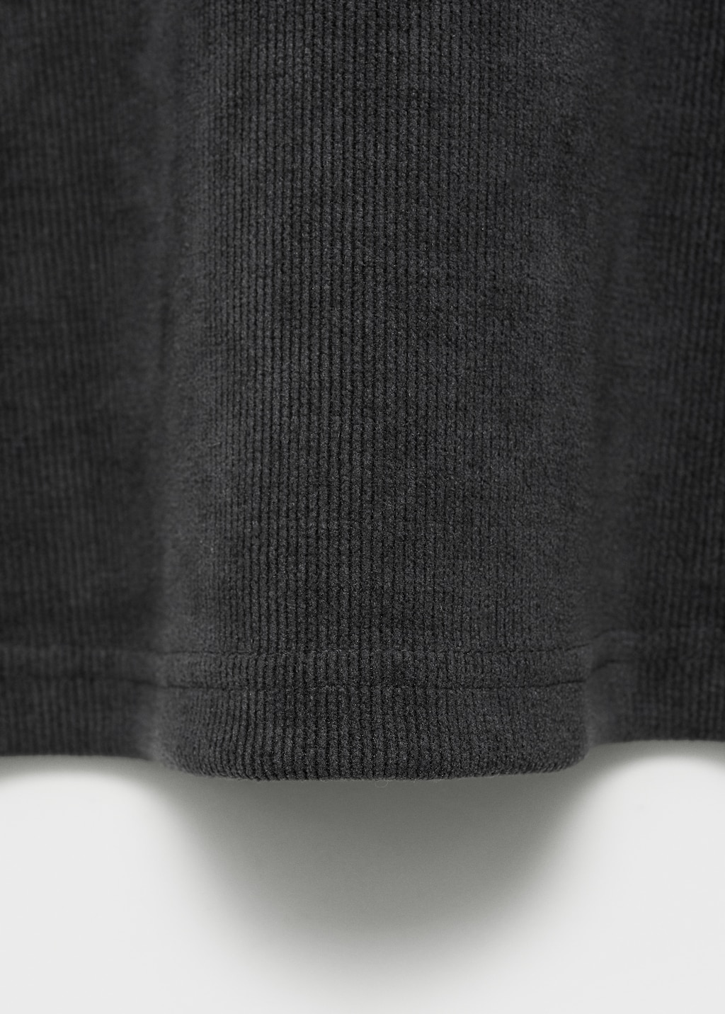 Corduroy sweatshirt with perkins neck - Women | MANGO USA Corduroy sweatshirt with perkins neck - Women | MANGO USA