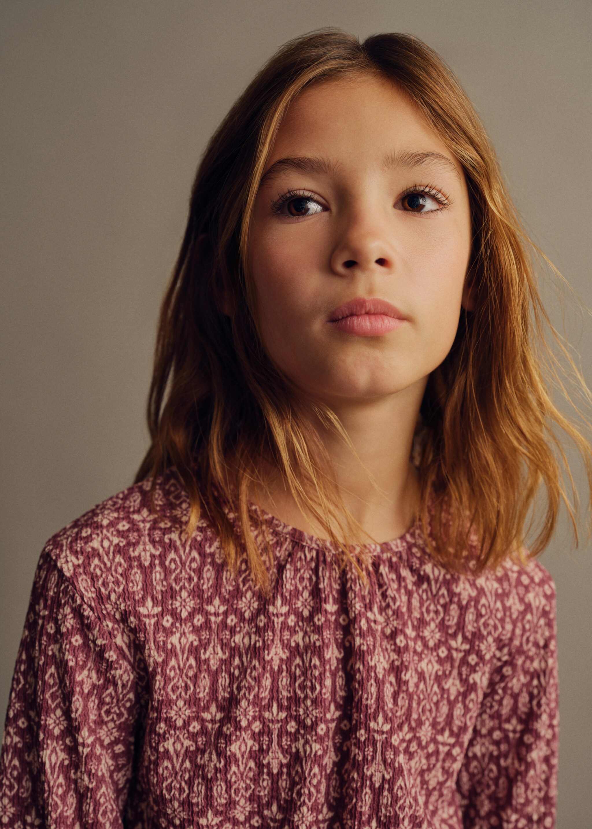 Blouse imprimée froncée - Détail de l'article 1