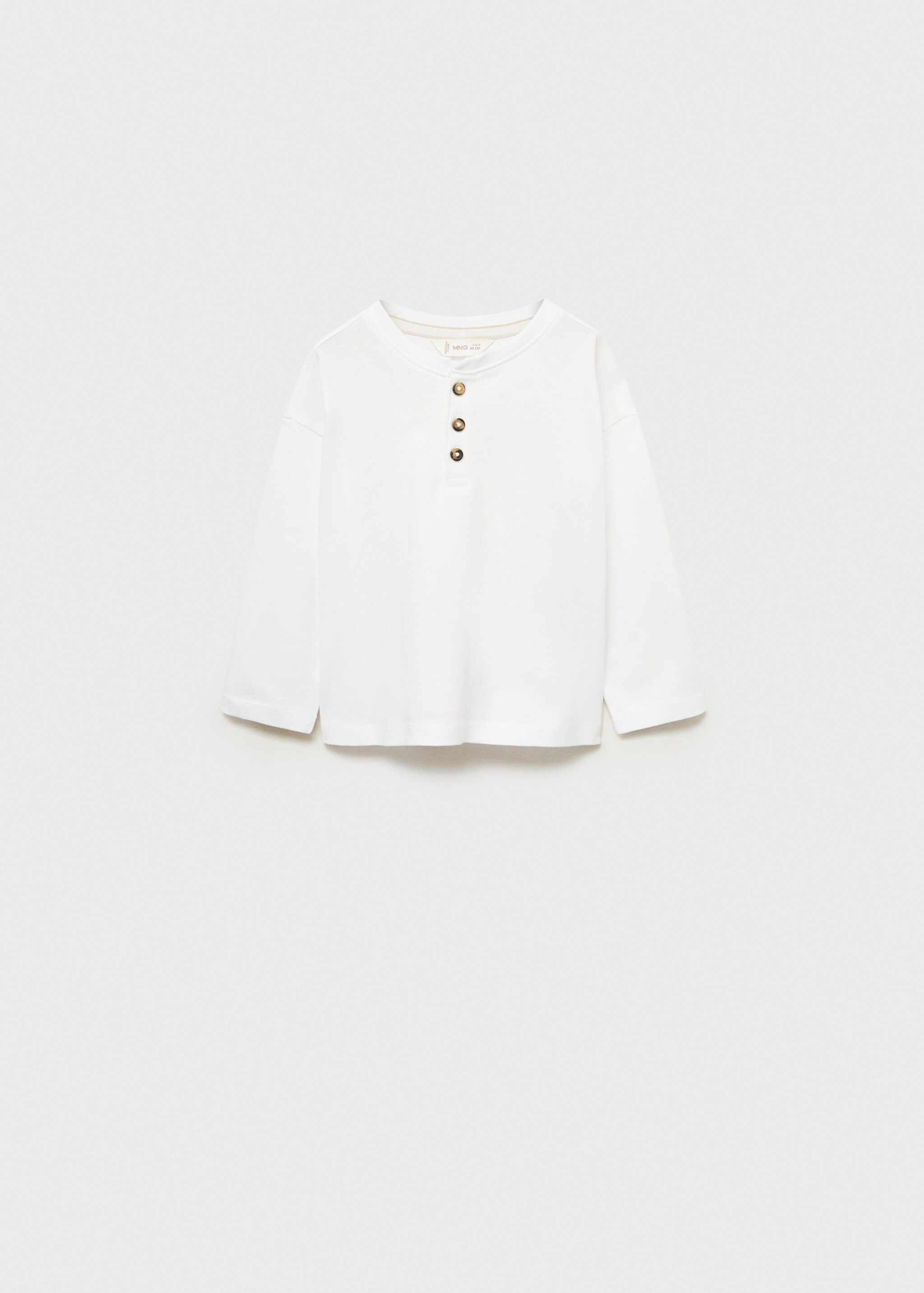 Long sleeve cotton t-shirt - Article without model