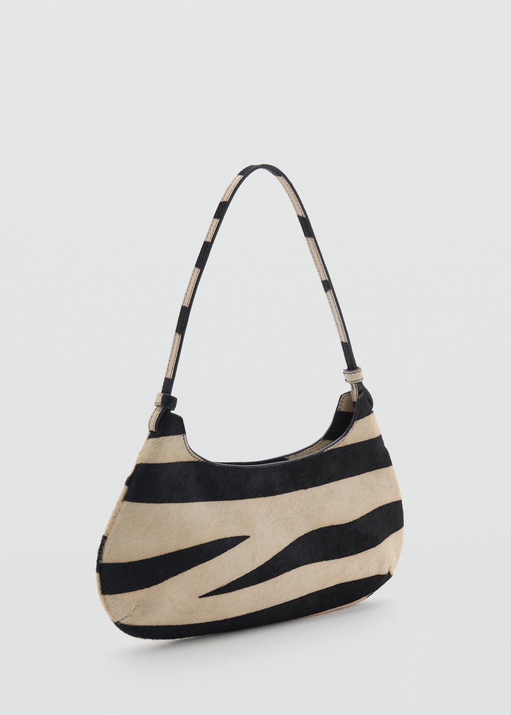 Zebra leather bag Women MANGO Ireland