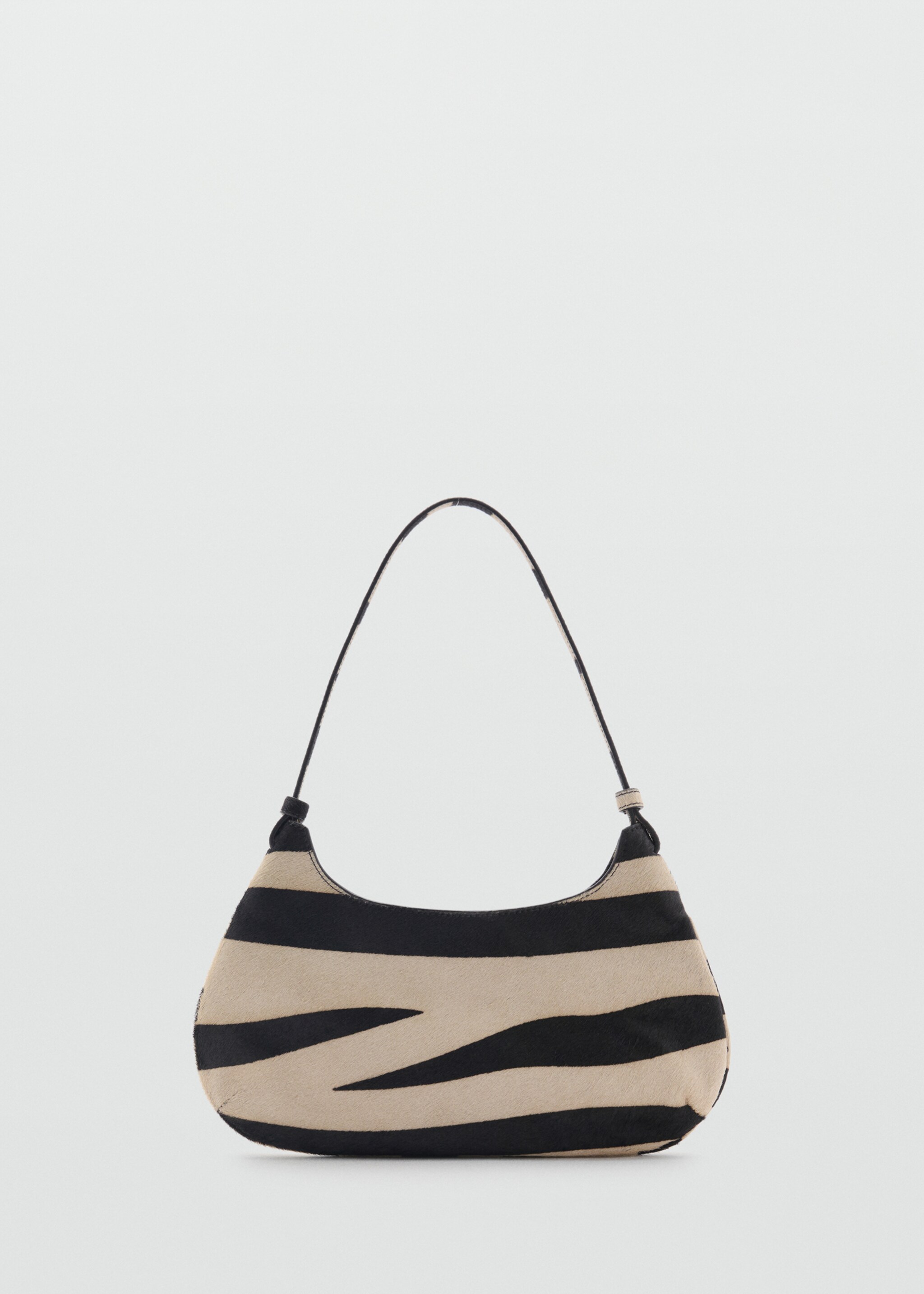 Zebra-print leather bag - Article without model