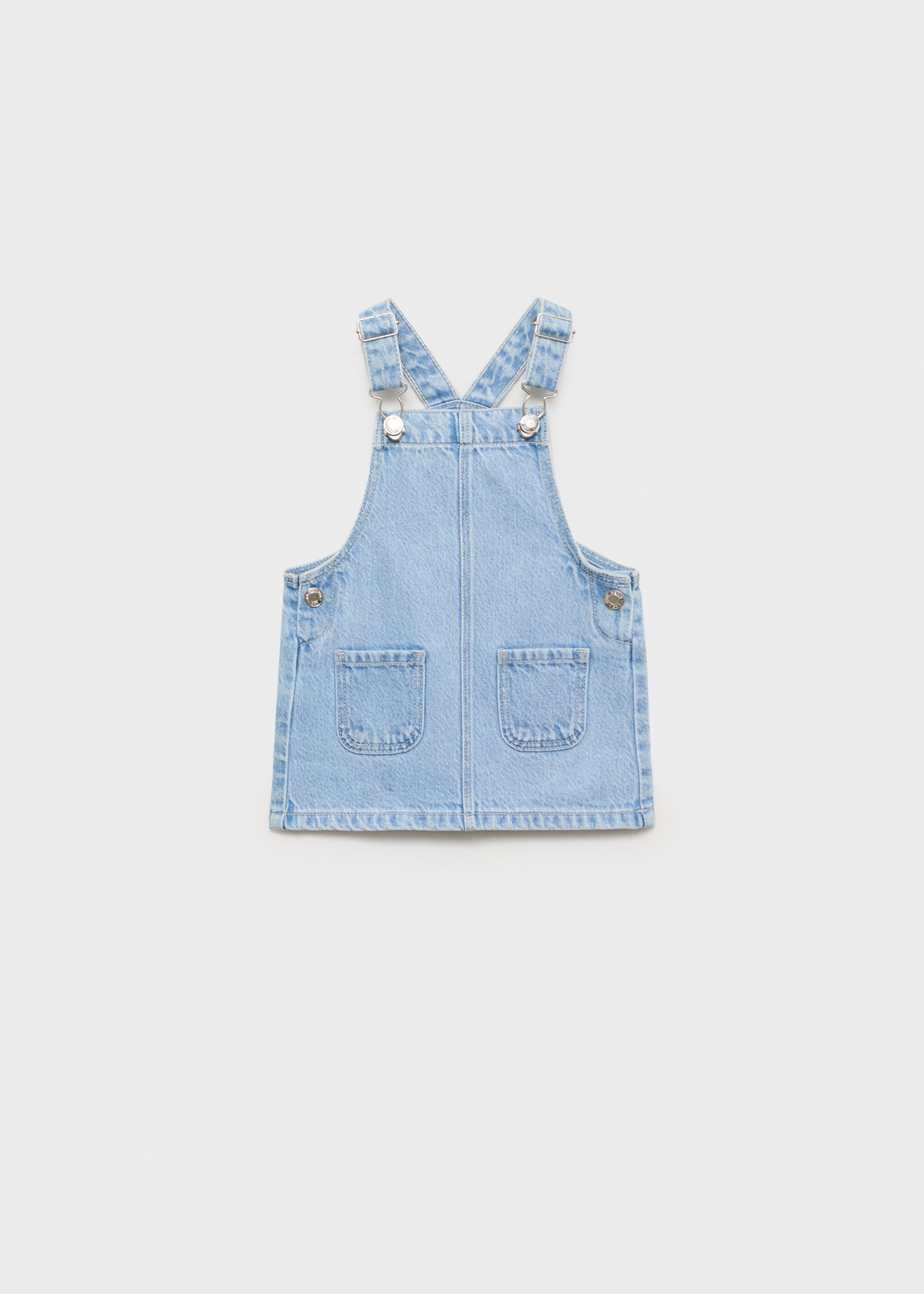 Short denim pinafore - Article without model