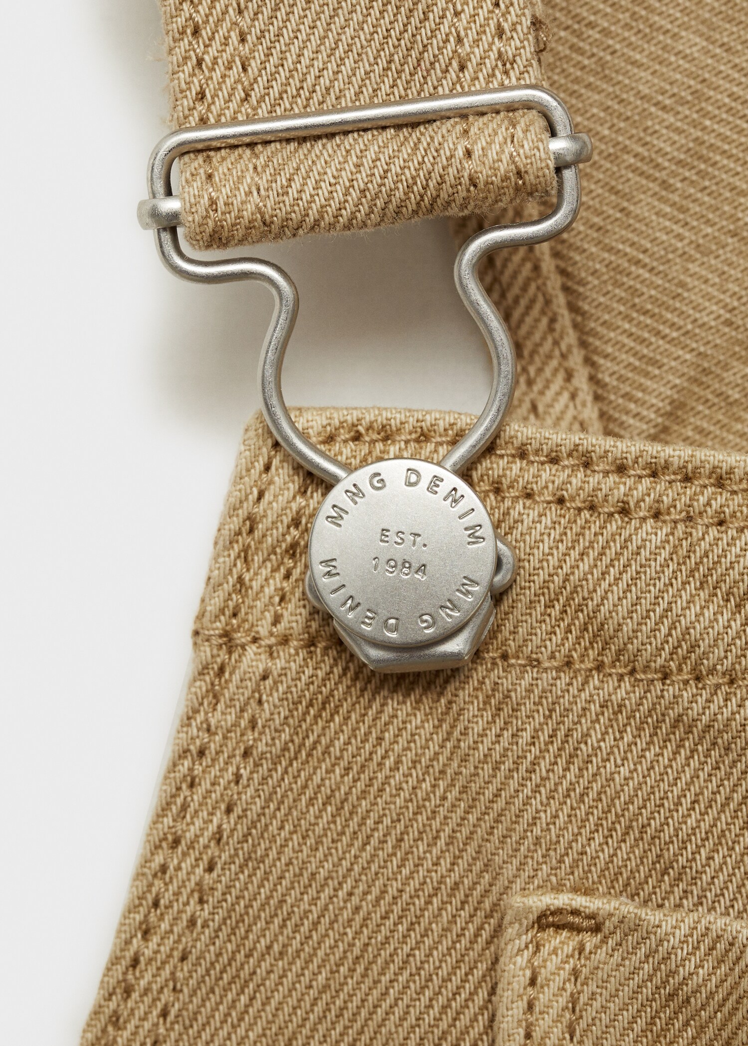 Long denim dungarees - Details of the article 8