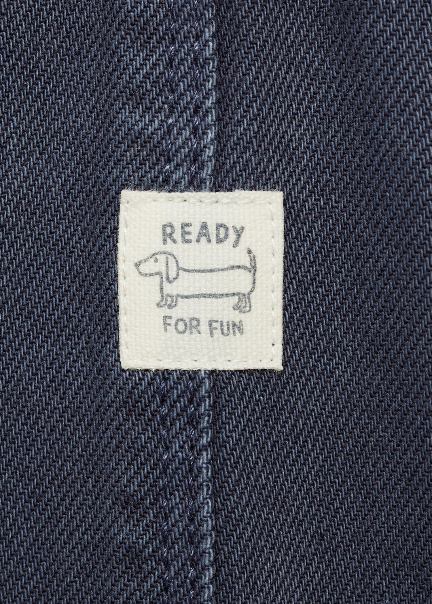 Long denim dungarees - Details of the article 0