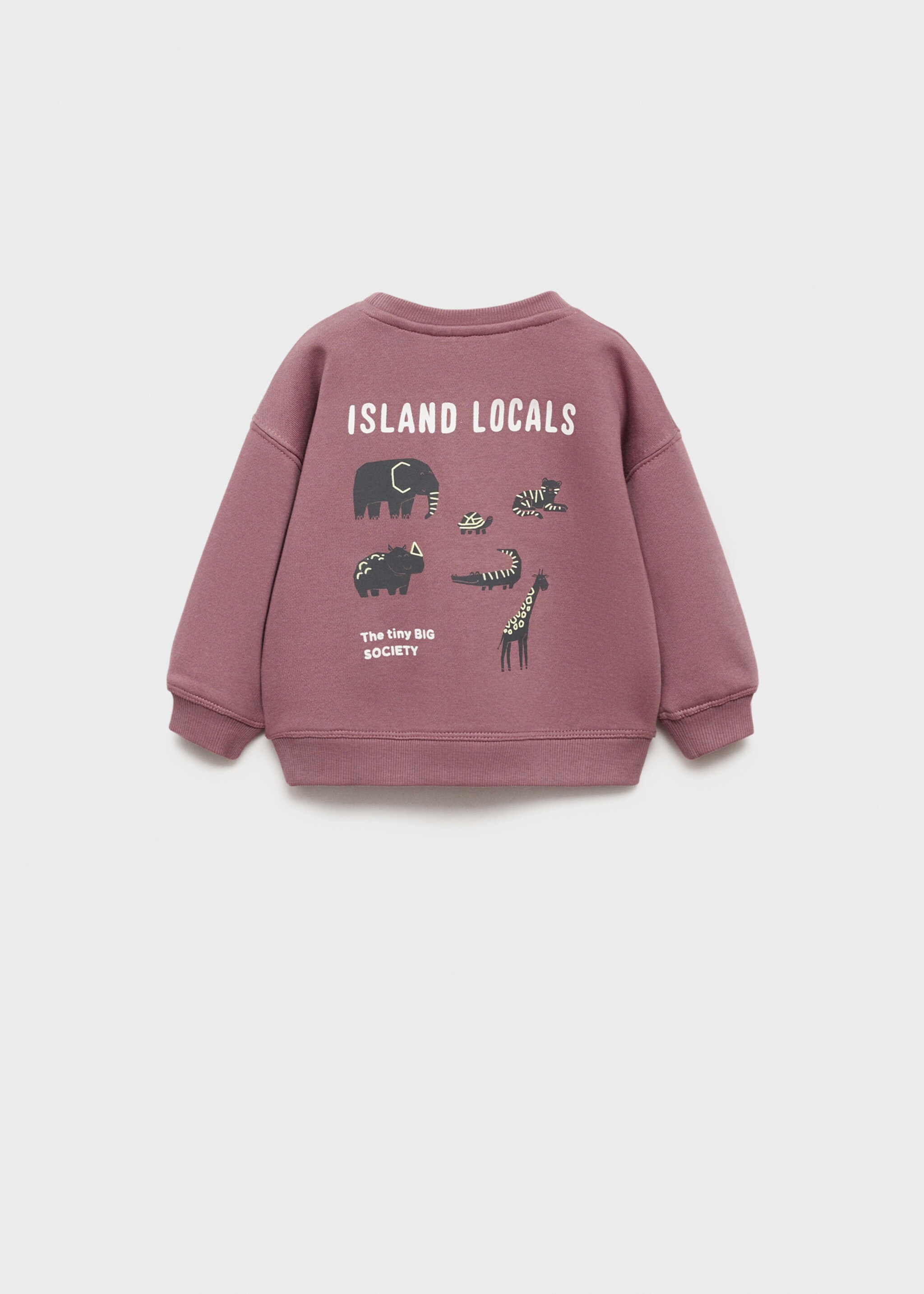 Sudadera animales estampados - Reverso del artículo