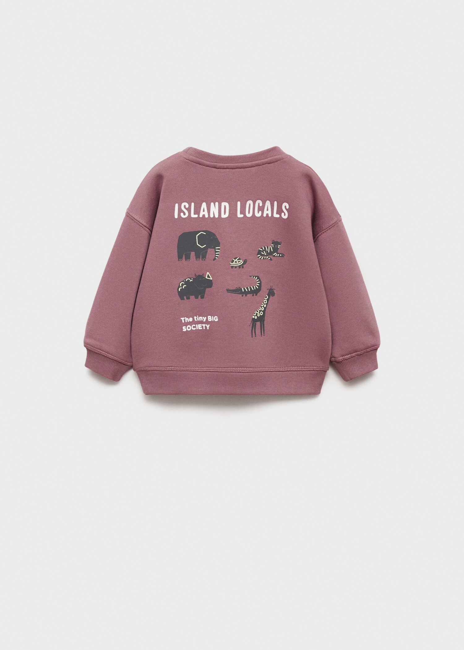 Sudadera animales estampados - Reverso del artículo