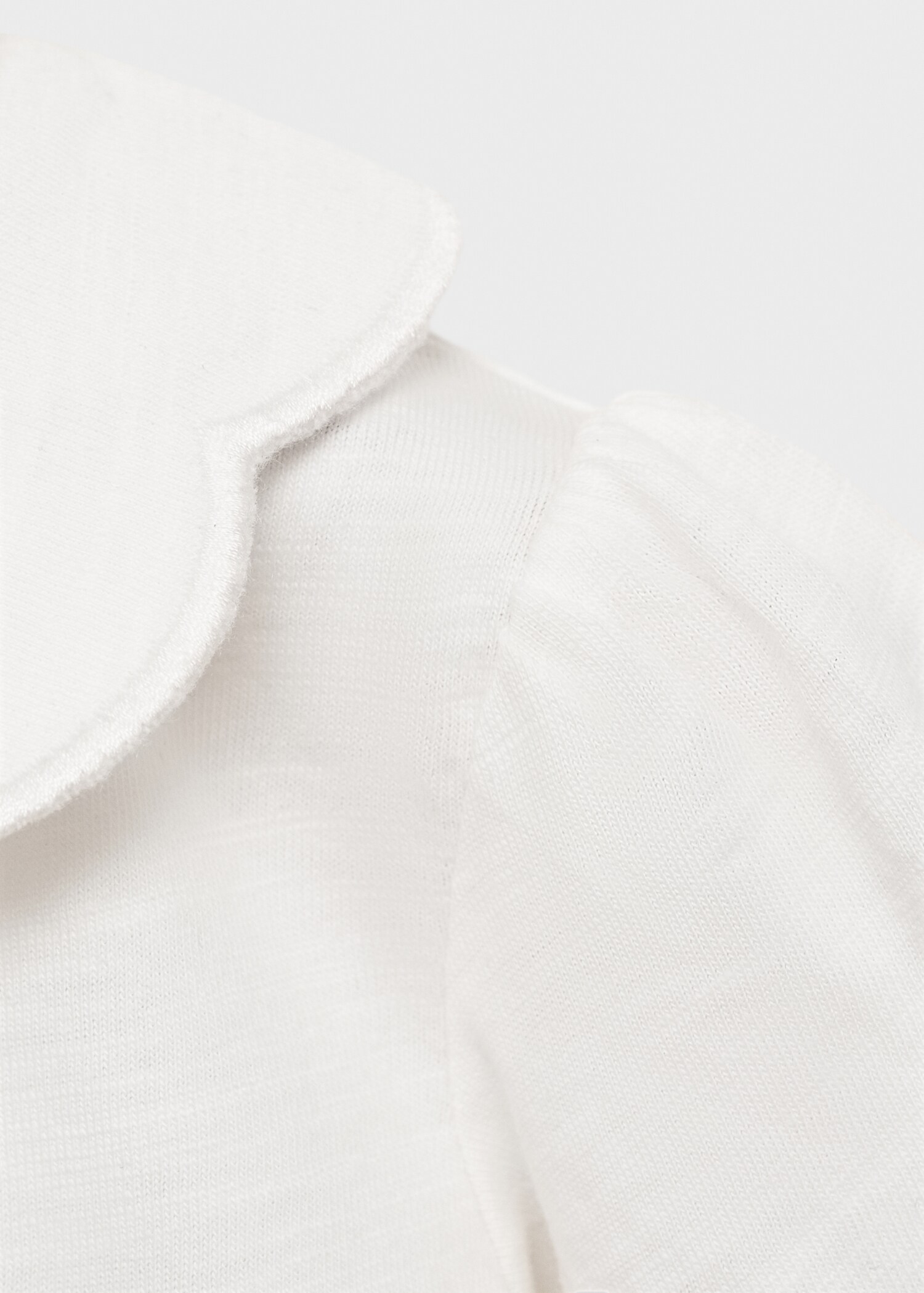 Babydoll collar cotton T-shirt - Details of the article 8
