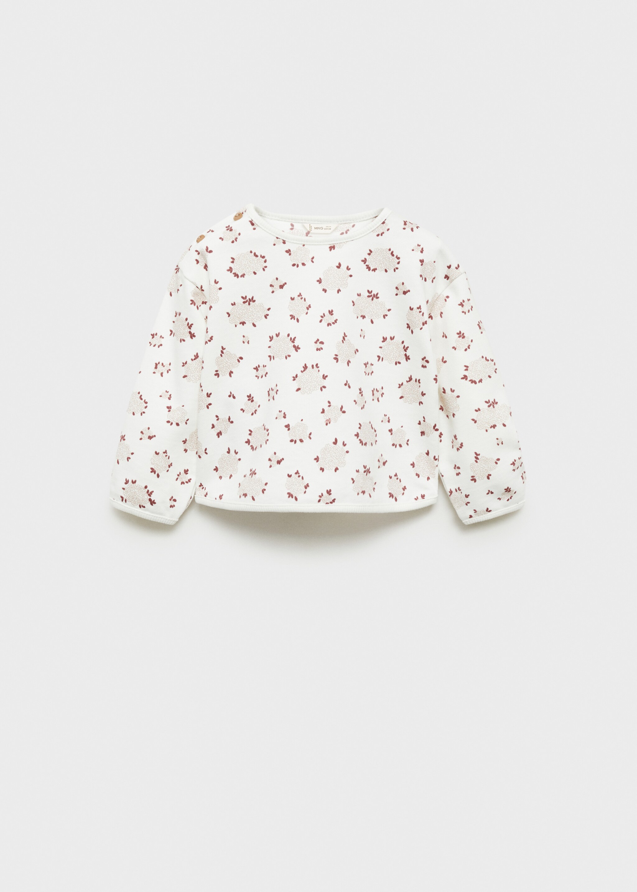 Sweat-shirt à fleurs - Article sans modèle
