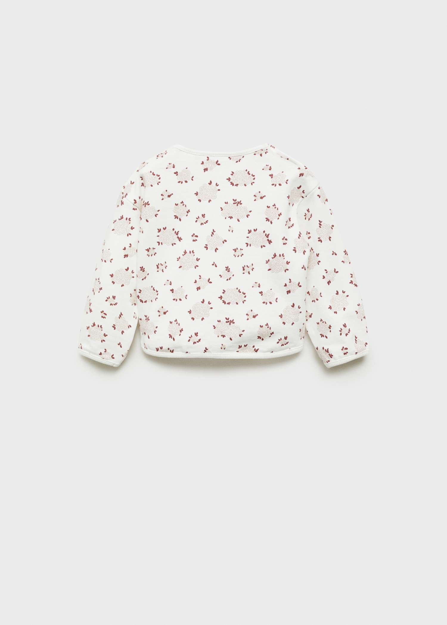 Sweat-shirt à fleurs - Verso de l’article