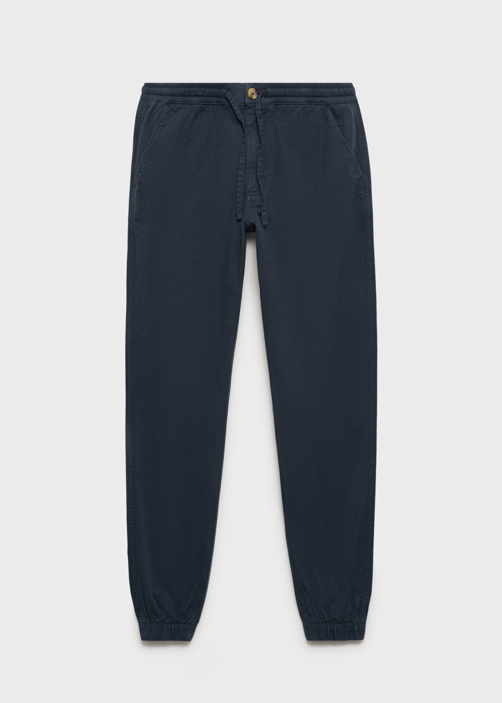 Cotton jogger-style trousers - Article without model