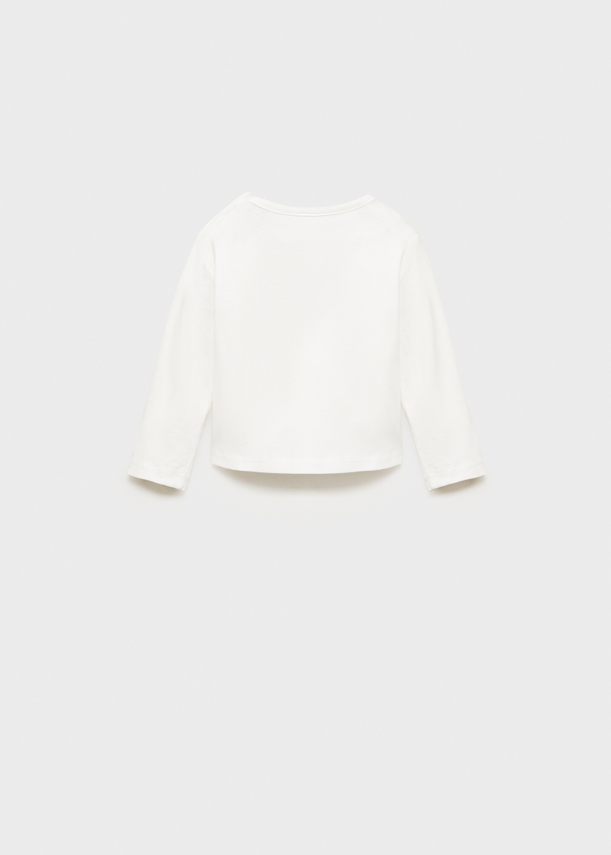 Cotton printed T-shirt - Reverse of the article