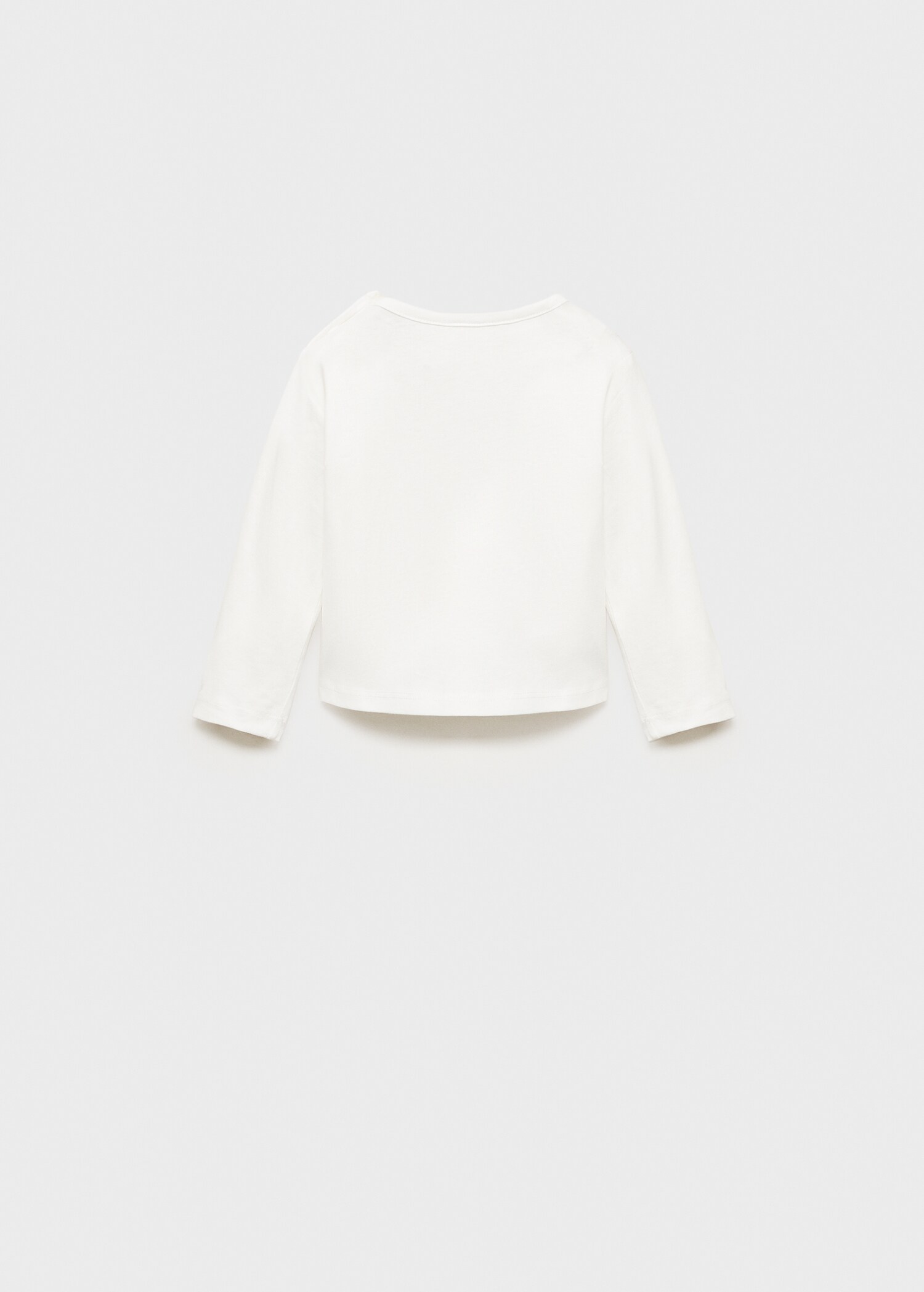 T-shirt en coton à dessin - Verso de l’article