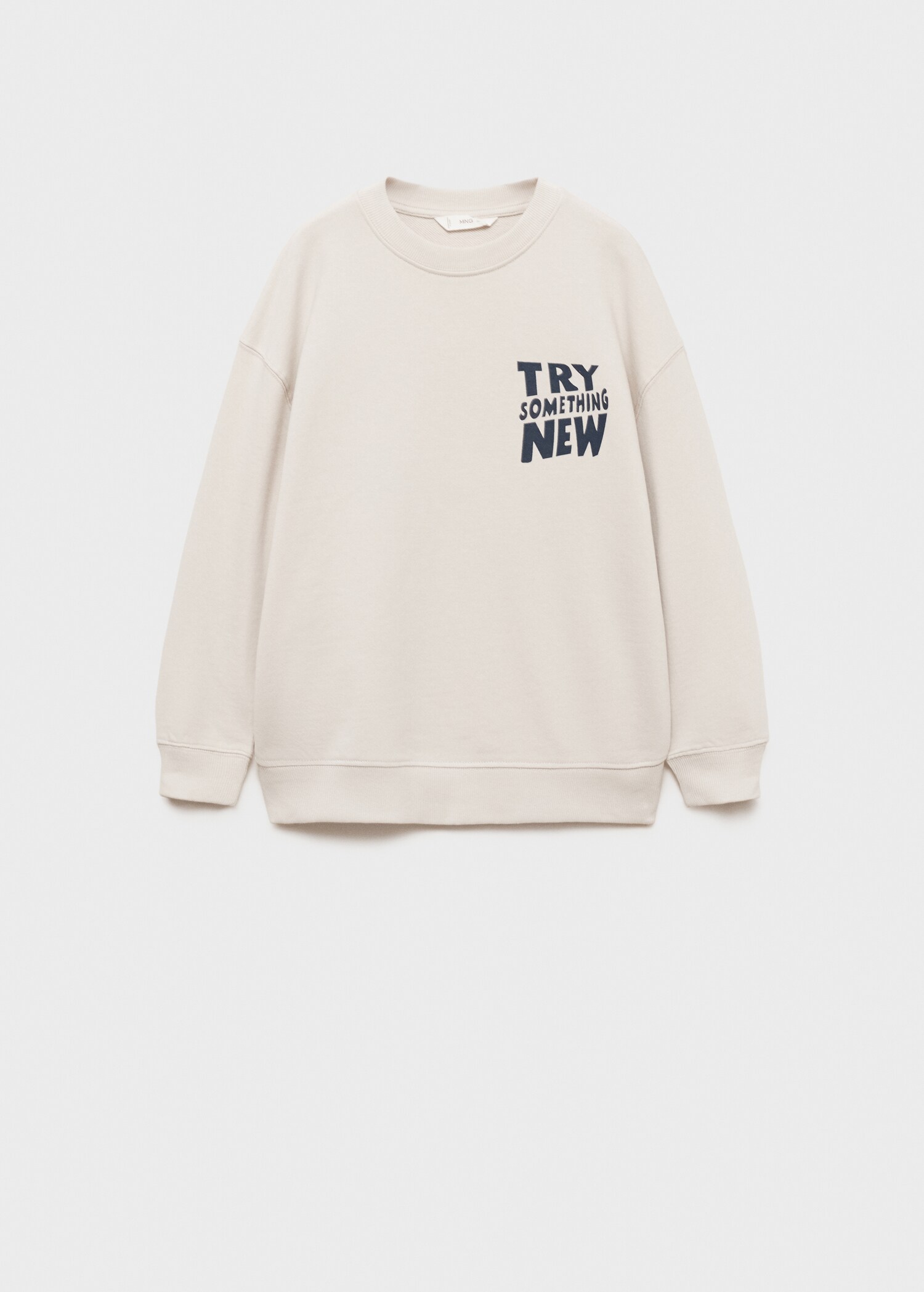 Printed cotton sweatshirt - Article without model