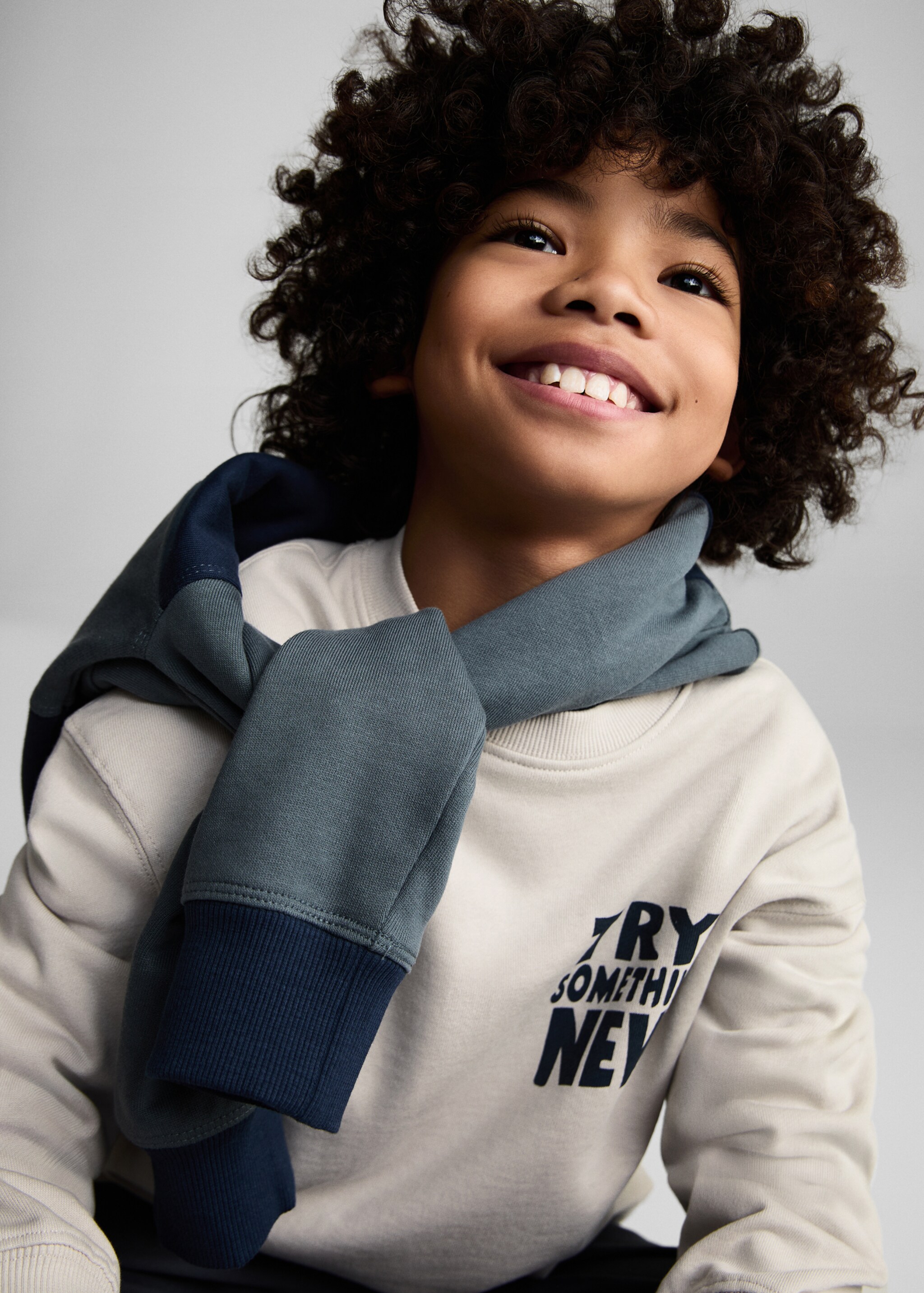 Sudadera algodón estampada - Detalle del artículo 1