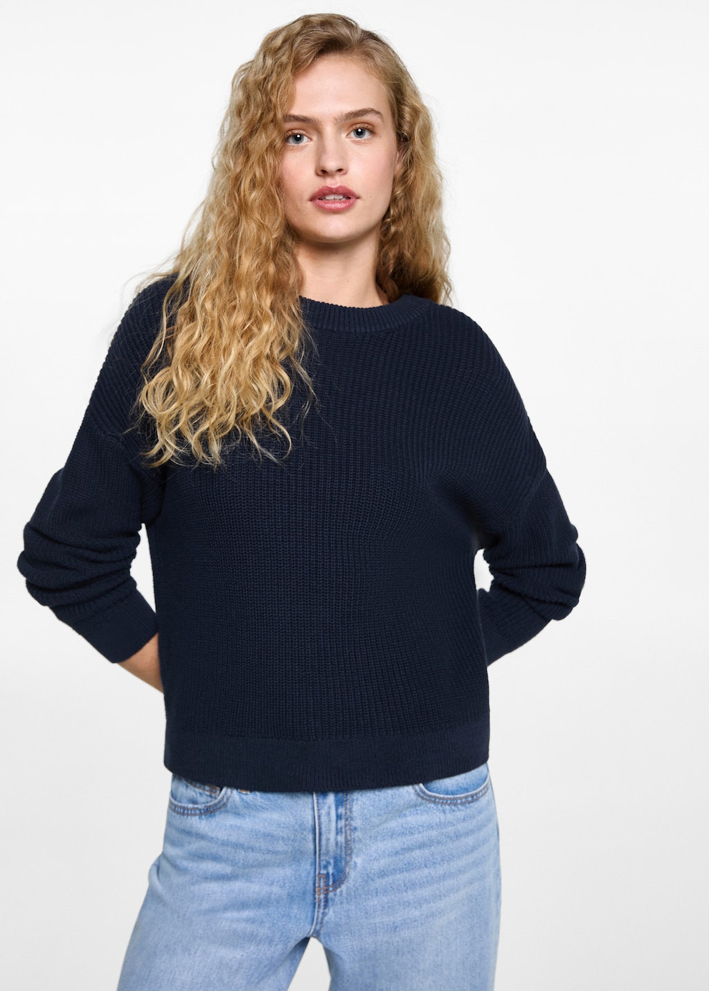 売れ筋商品|||ビーヤング ニット&セーター レディース アウター BYMalea - Jumper - icelandic blue Jumper with intarsia, in an alpaca blend - Blue | SCAYLE