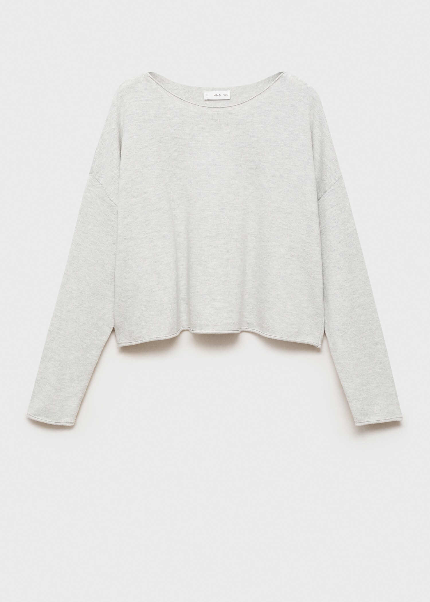 Oversized fine-knit sweater - Article without model