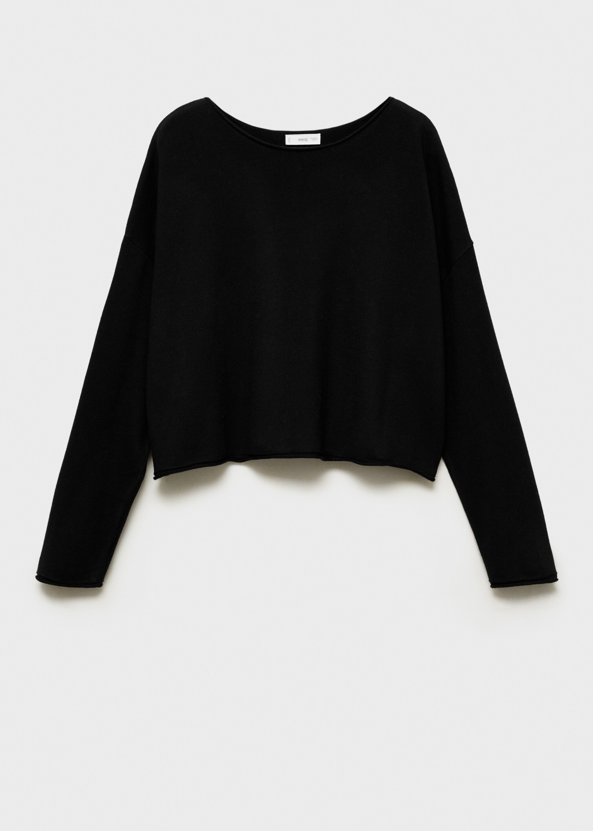 Oversized fine-knit sweater - Article without model