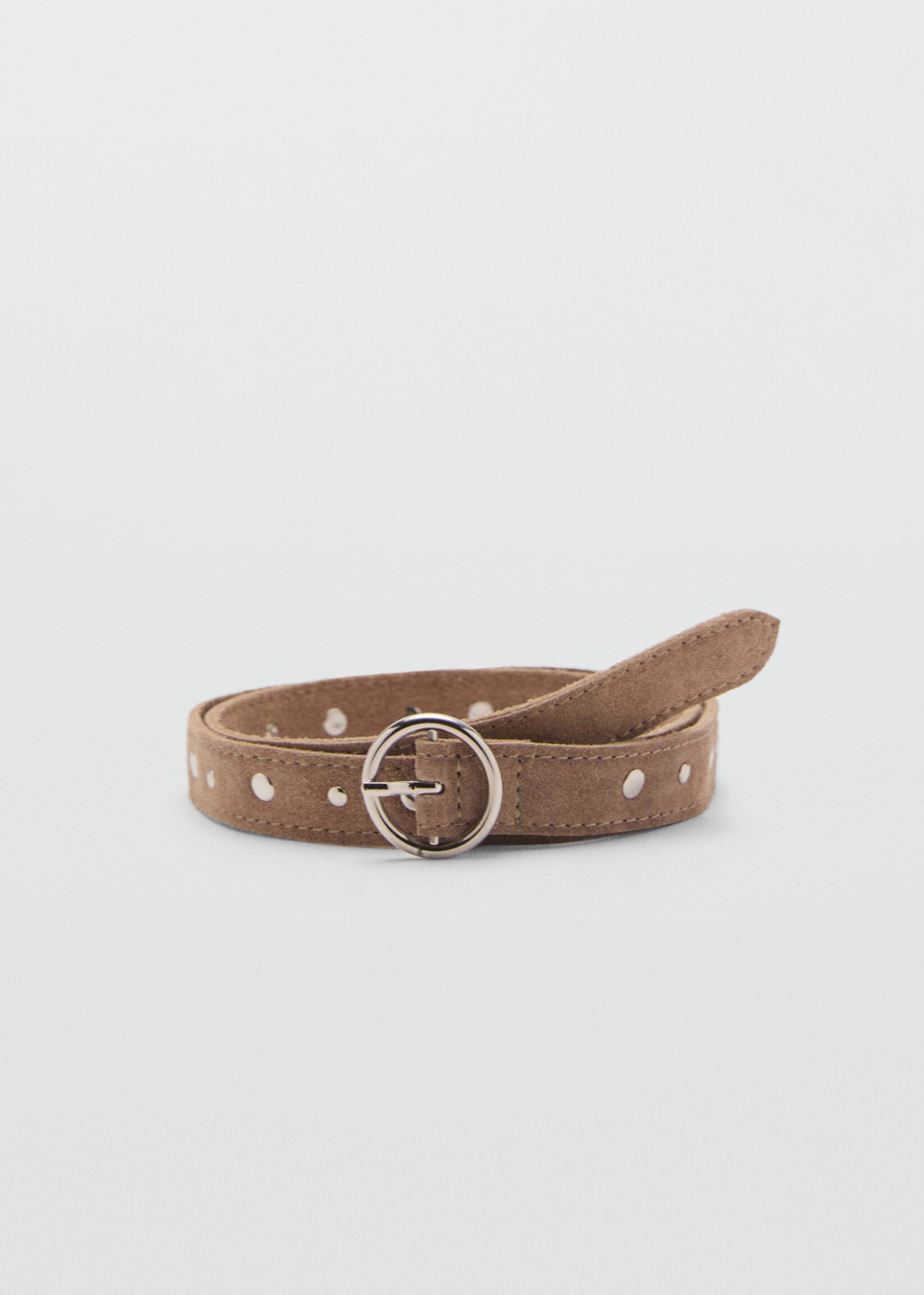 Ceinture croûte de cuir perforée - Article sans modèle