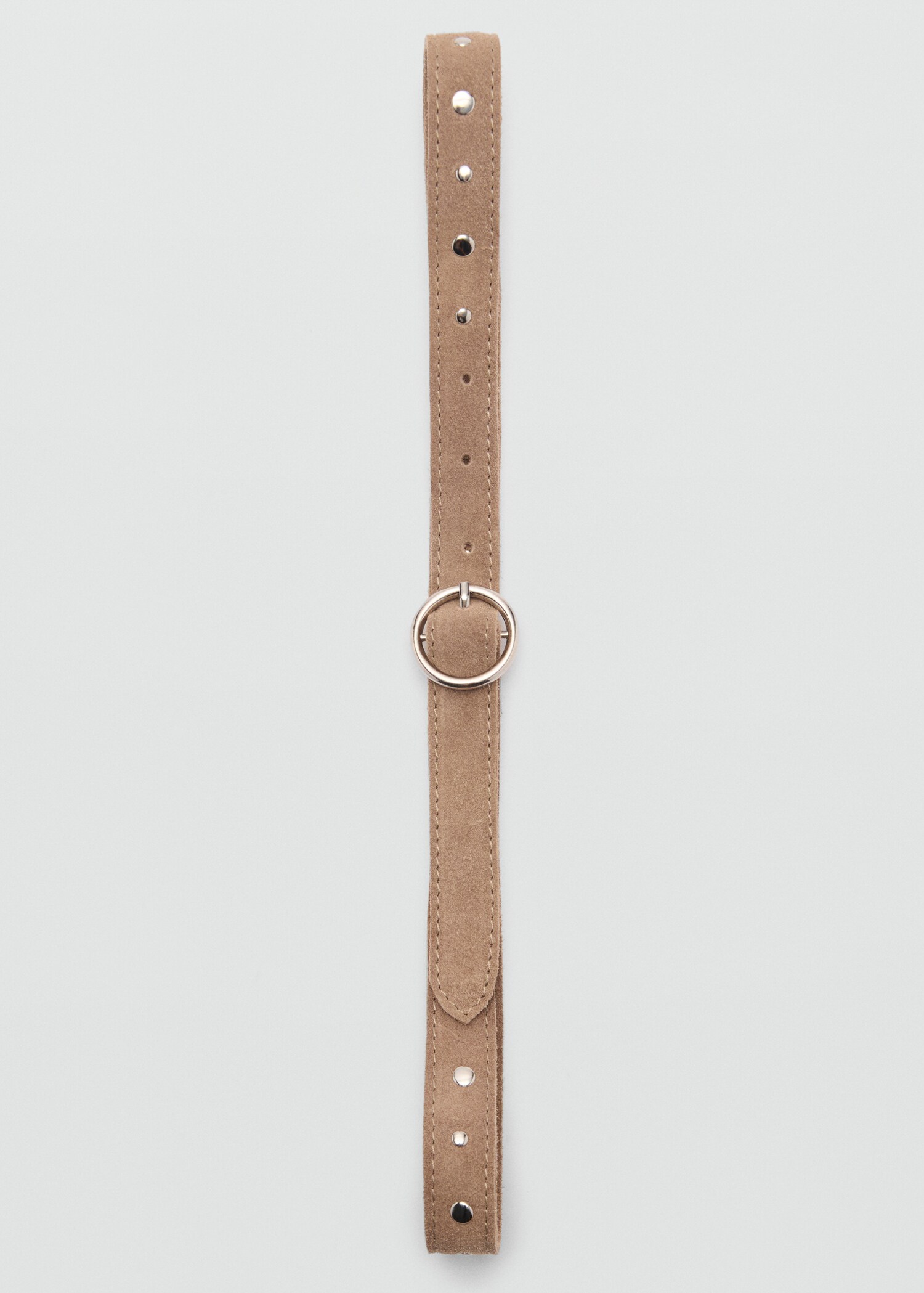 Laser-cut suede belt - Details of the article 1